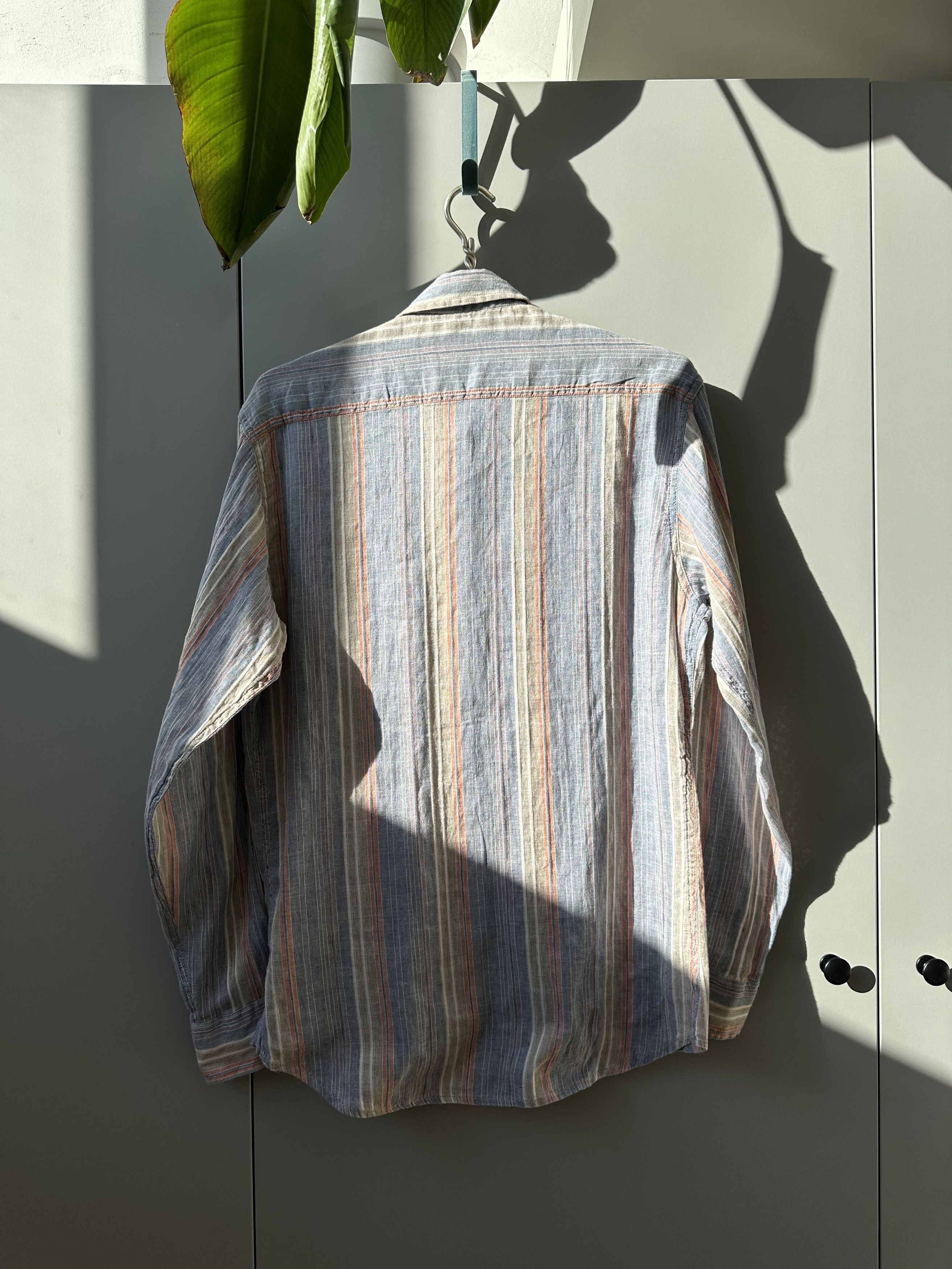 Marlboro Classics Marlboro Classics Vintage Linen Blend Shirt Large Size US L / EU 52-54 / 3 - 7 Thumbnail