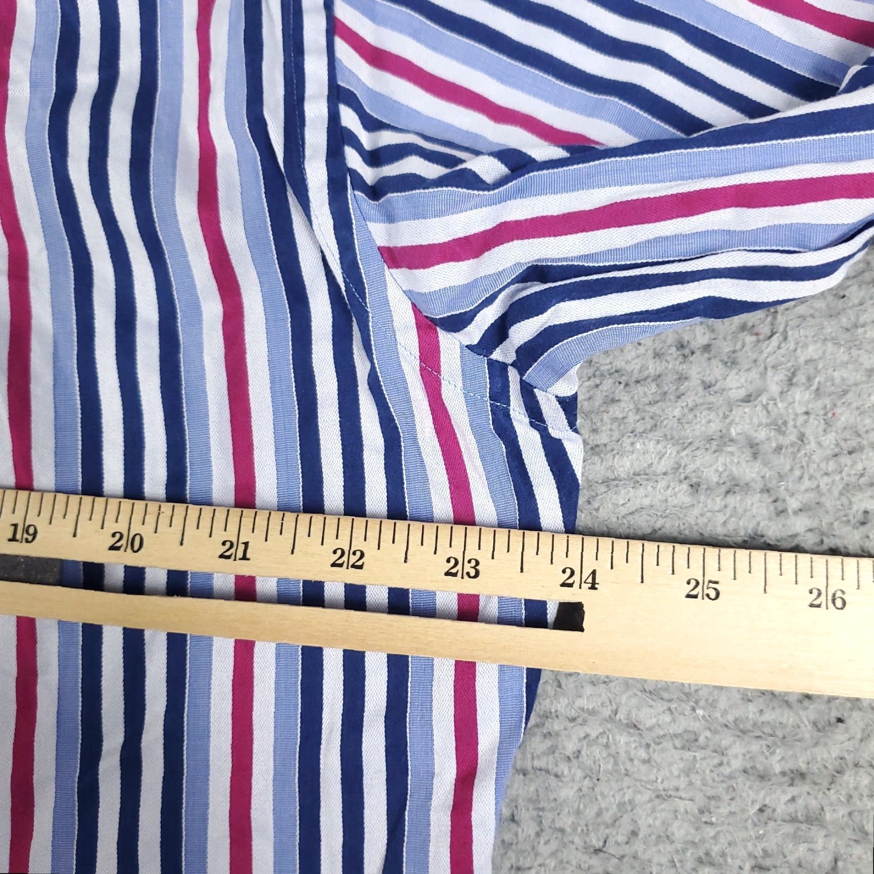 Tommy Hilfiger Tommy Hilfiger Blue Striped Button-Up Shirt Mens Medium Long Sleeve Casual Size US M / EU 48-50 / 2 - 5 Thumbnail