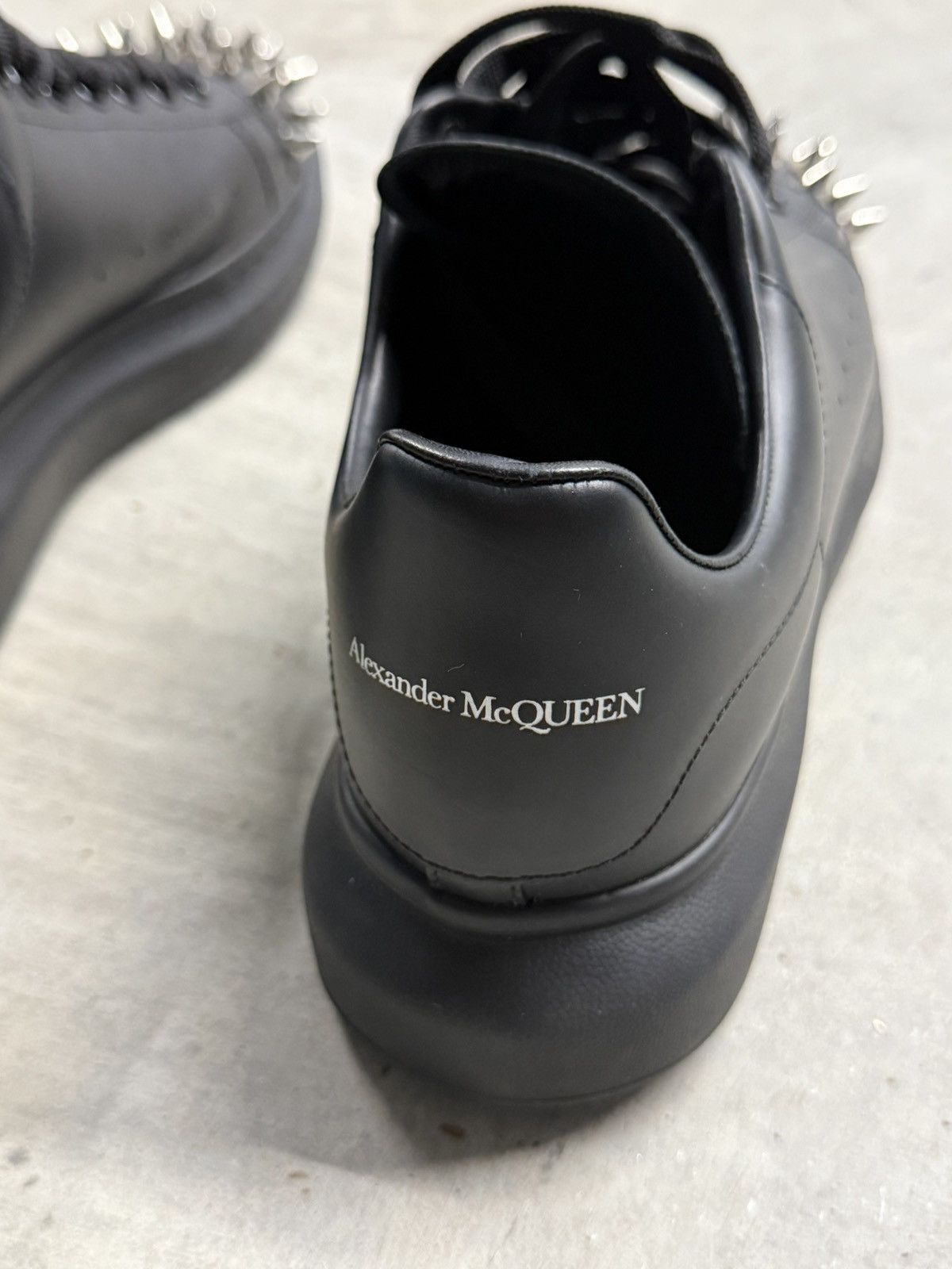 Alexander McQueen Alexander McQueen Leather Studded Sneakers Size US 11 / EU 44 - 6 Thumbnail