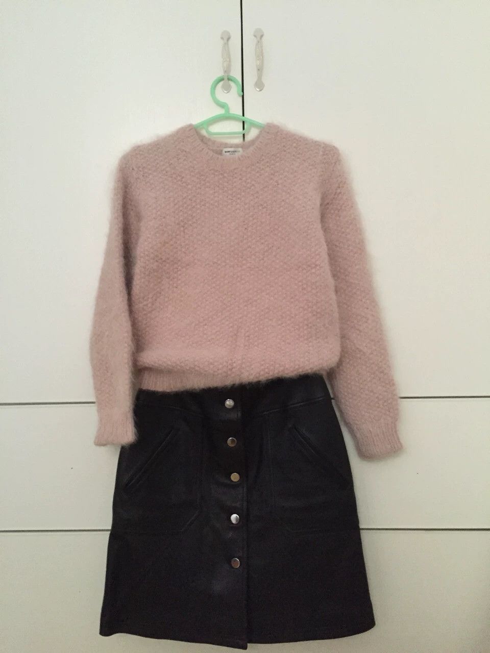 Saint Laurent Paris Saint Laurent Paris Pink Knitted Sweater Size US M / EU 48-50 / 2 - 1 Thumbnail