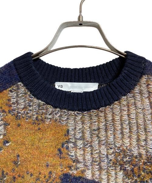 Yohji Yamamoto Yohji Yamamoto Y-3 CAMO KNIT CREW SWEATER Size US L / EU 52-54 / 3 - 3 Thumbnail