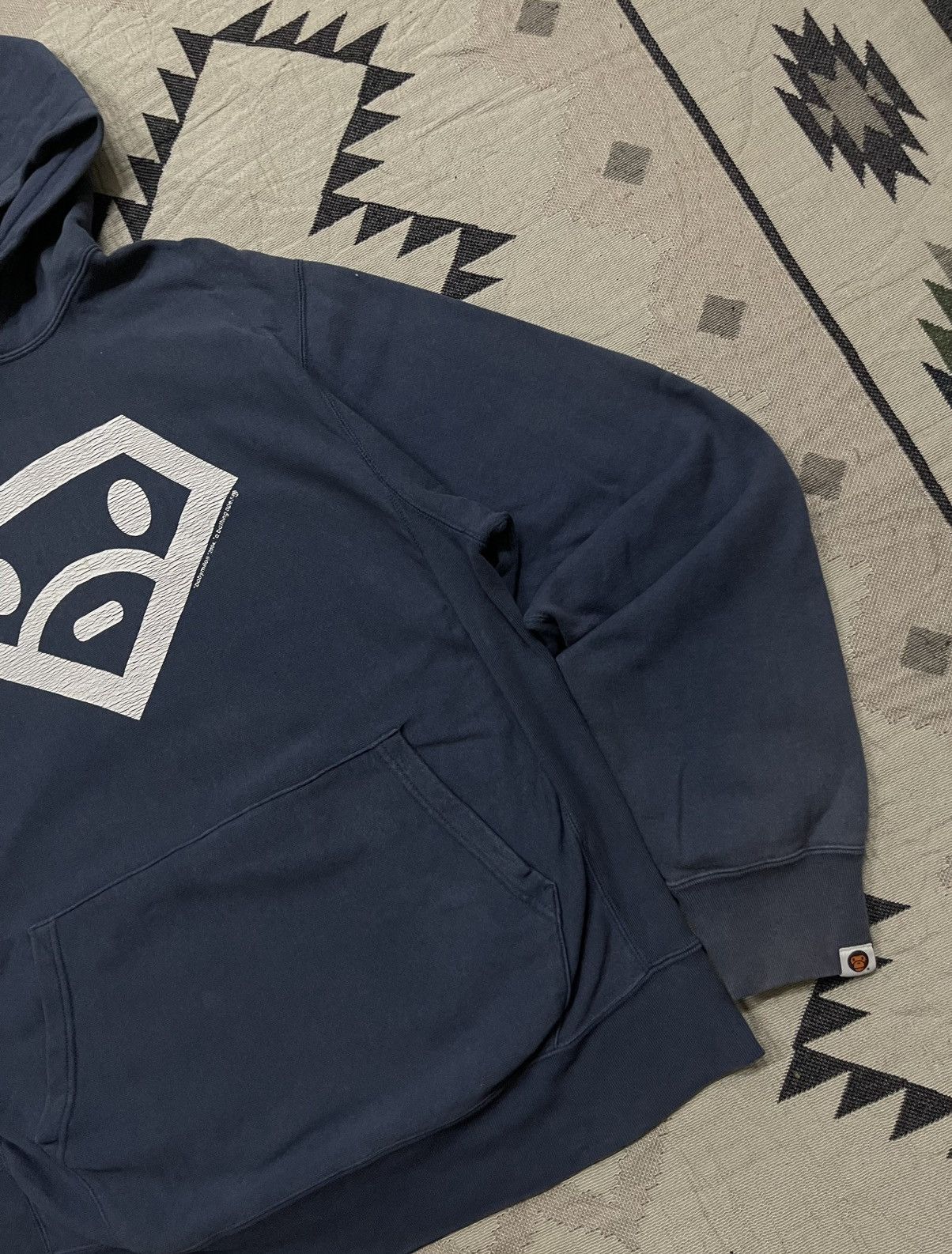 Bape 2004 BABY MILO BY A BATHING APE DIAMOND LOGO HOODIE FADED Size US M / EU 48-50 / 2 - 4 Thumbnail