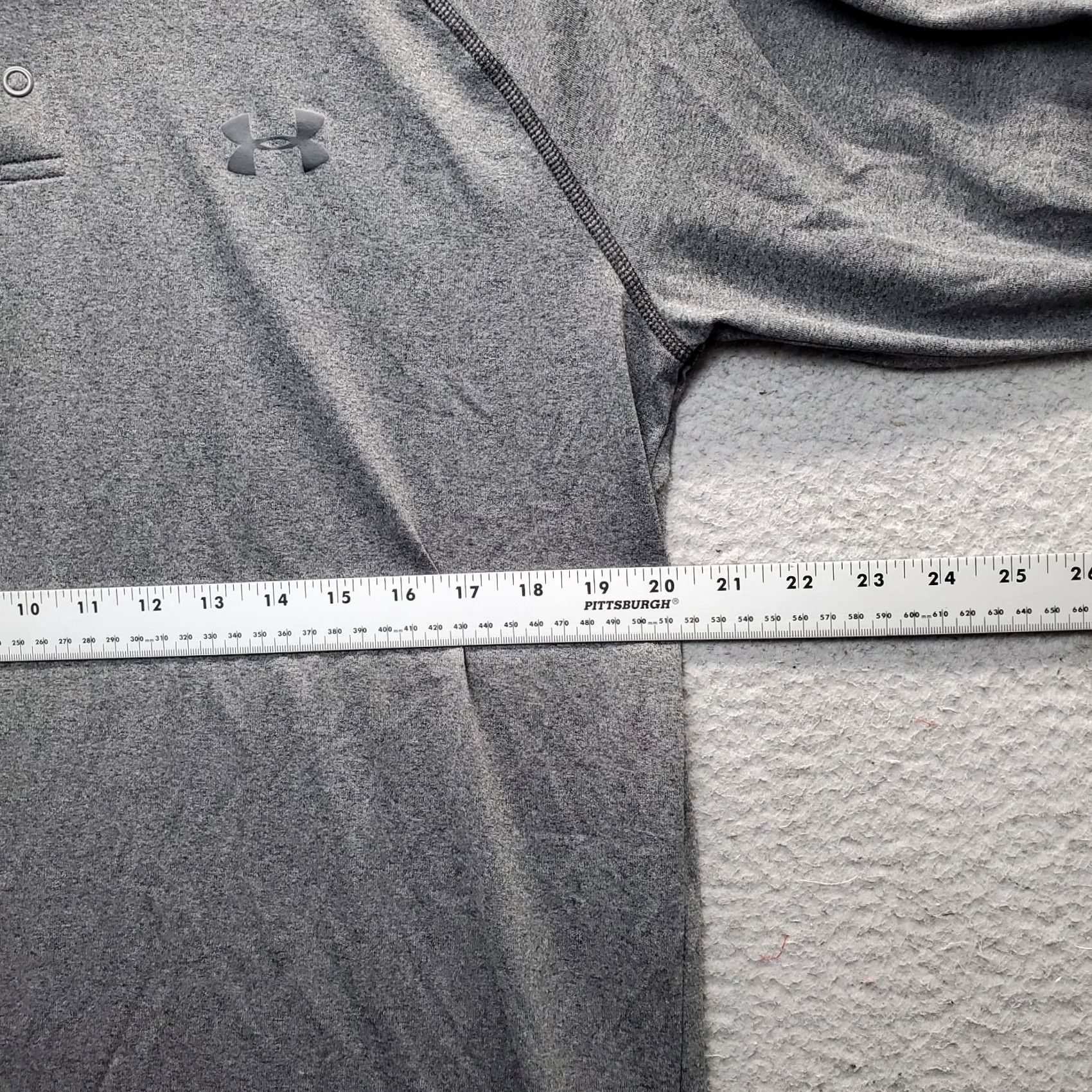 Under Armour Under Armour Tech Hoodie Mens M Gray Regular Fit HeatGear Long Sleeve Logo Hoodie Size US M / EU 48-50 / 2 - 3 Thumbnail