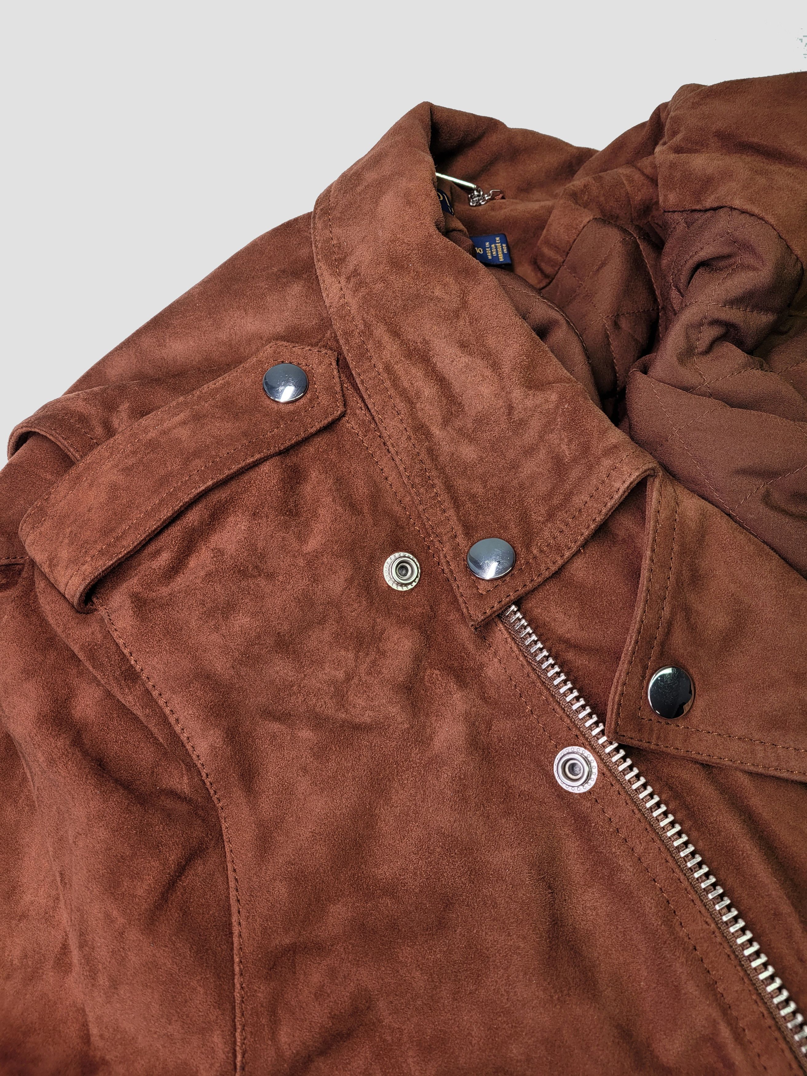 Polo Ralph Lauren Polo Ralph Lauren _ Goat Suede _ Biker Leather Jacket Size L / US 10 / IT 46 - 5 Thumbnail
