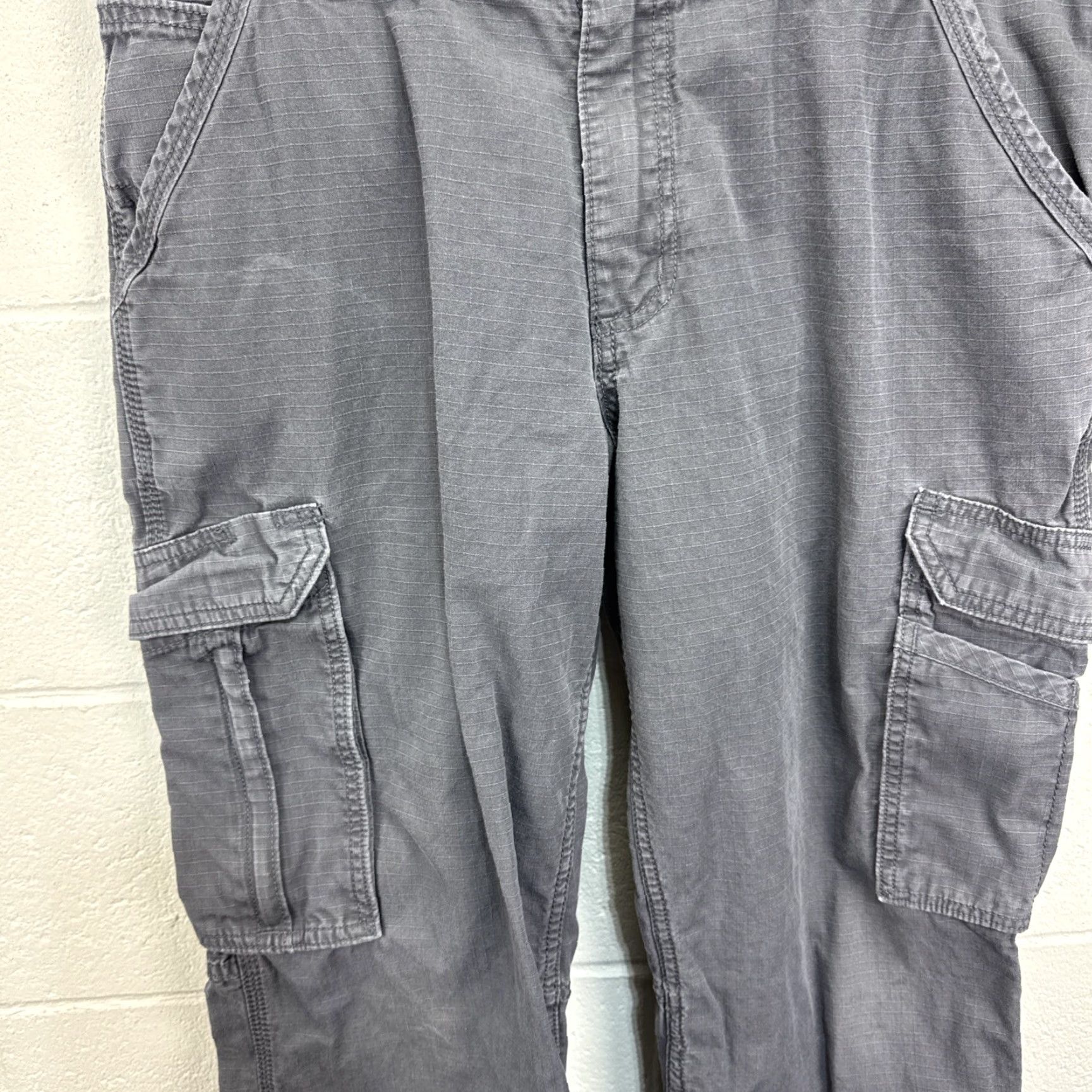 Carhartt Carhartt Force Cargo Pants Mens 36x30 Relaxed Fit Gray 101148 Workwear Cargo Pocket Zip RipStop Cotton Canvas USA Grunge Logo Size US 36 / EU 52 - 4 Thumbnail
