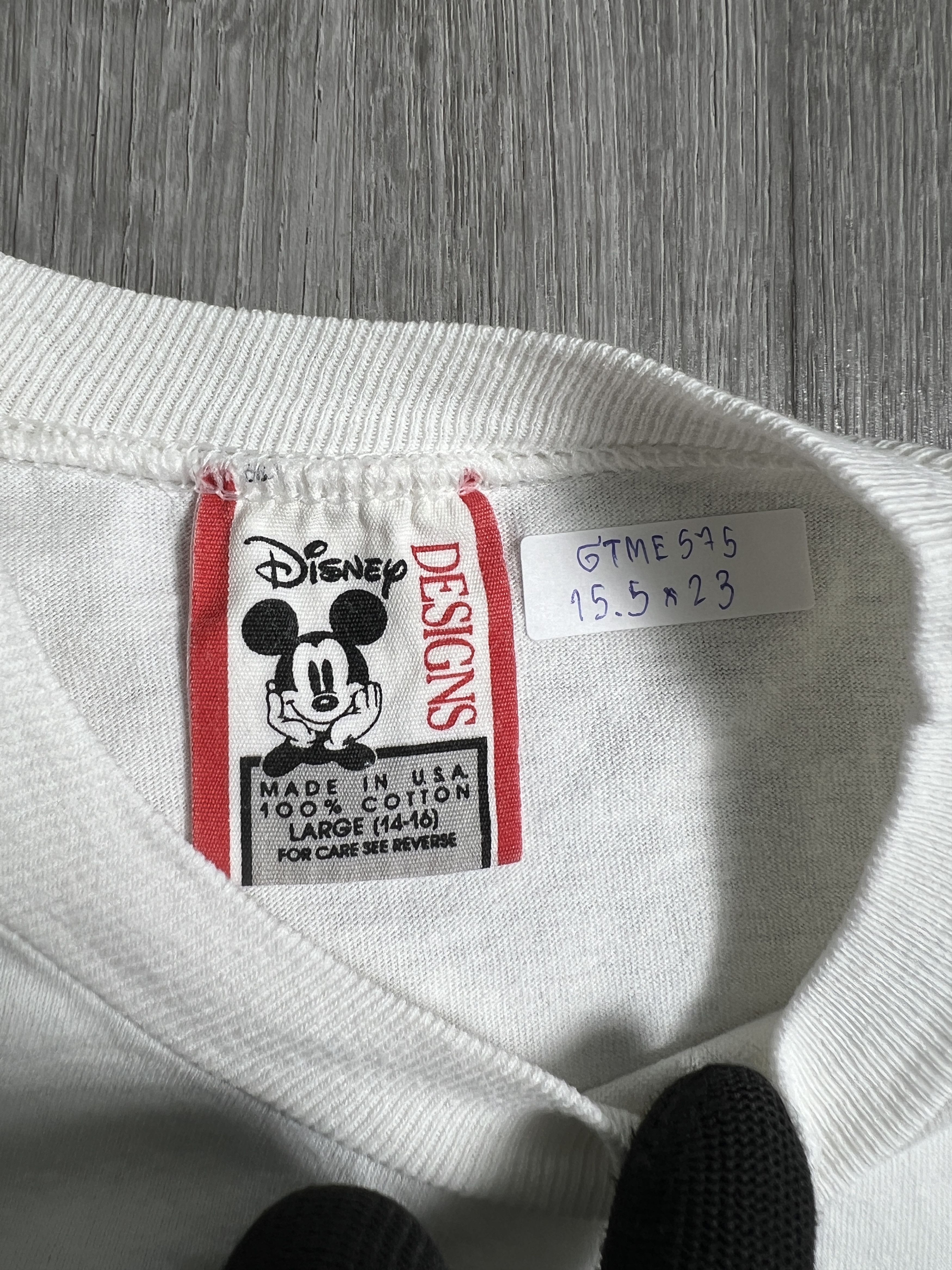 Disney × Vintage Vintage 90s Walt Disney World Graphic Tee (YL) GTME575 Size US XXS / EU 40 - 3 Thumbnail