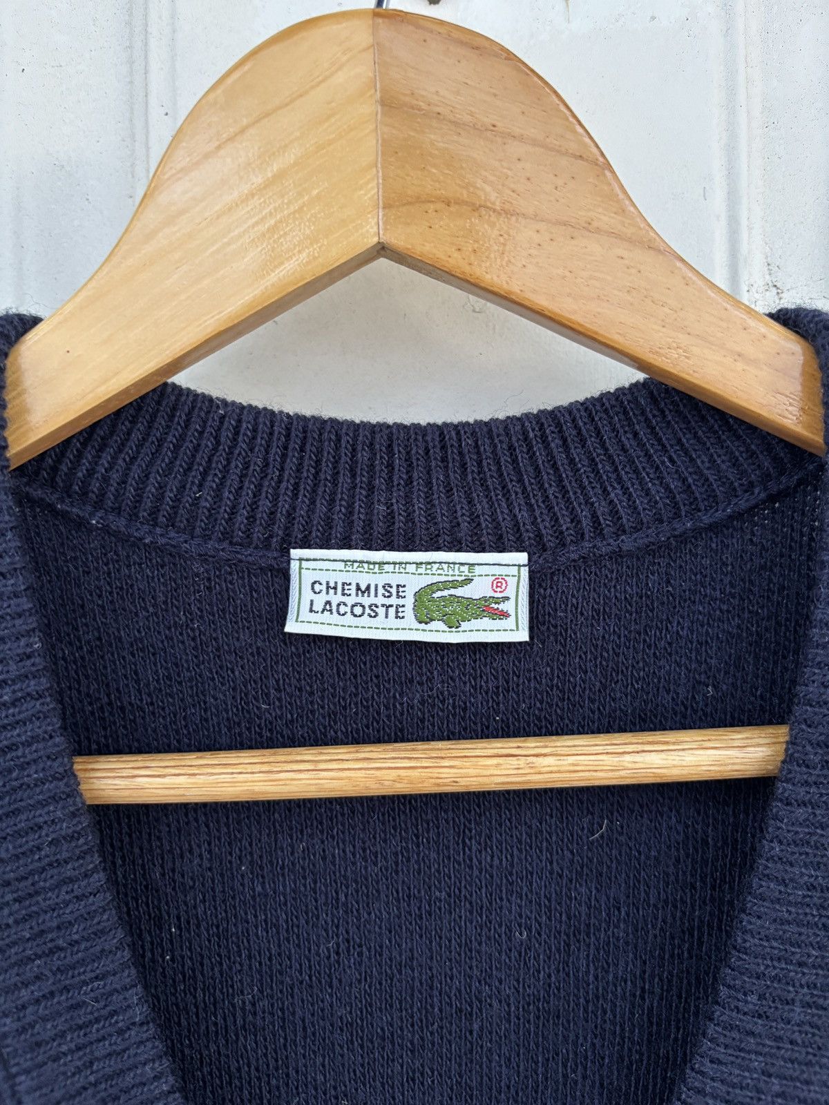Lacoste VINTAGE LACOSTE SWEATER VEST Size US L / EU 52-54 / 3 - 2 Thumbnail