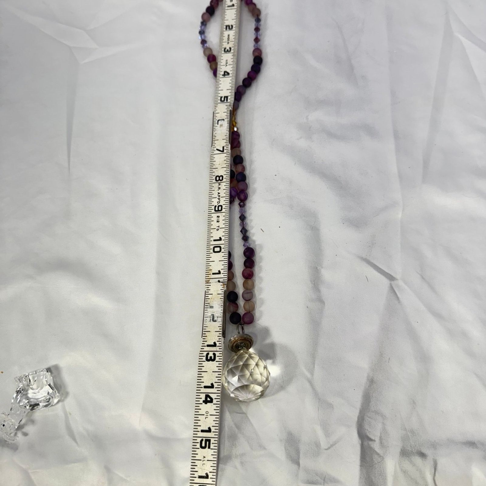 NBDN Nobrandedon VTG handmade glass bead and crystal ball necklace Size ONE SIZE - 6 Thumbnail