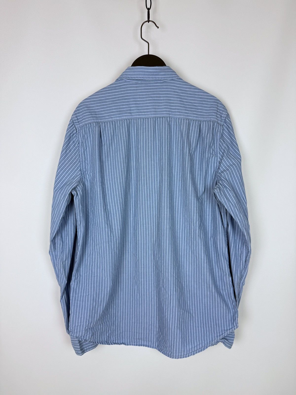 Denim & Supply Ralph Lauren Denim&Supply Ralph Lauren Blue Stripe Western Button Down Size US M / EU 48-50 / 2 - 6 Thumbnail