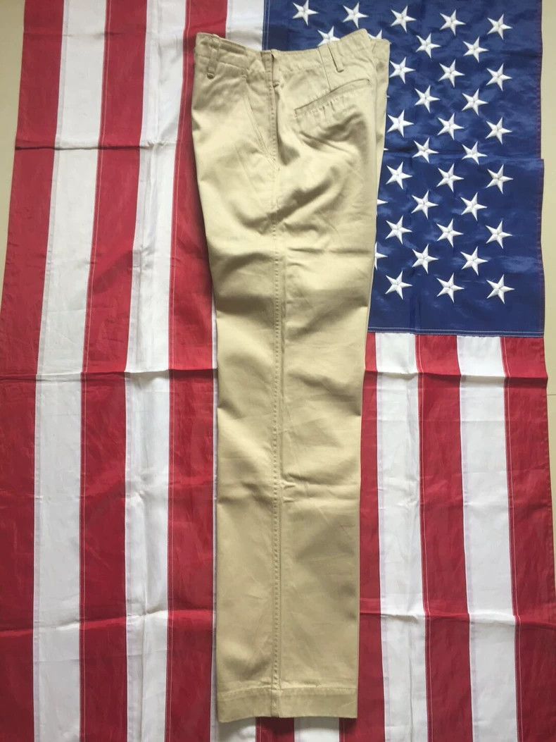 The Real McCoy's The Real McCoys Size34 S Great Escape Khaki Chino Pants, Lo Size US 27 - 5 Thumbnail