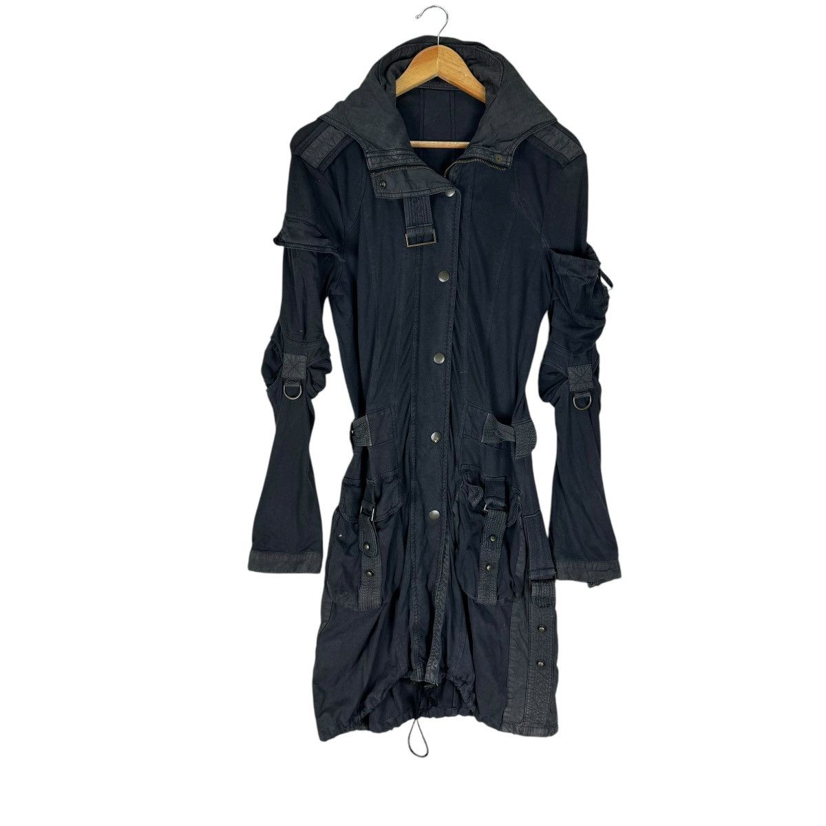 If Six Was Nine 🌟MASCULO HOODIE STRECHABLE BONDAGE JACKET Size S / US 4 / IT 40 - 1 Thumbnail