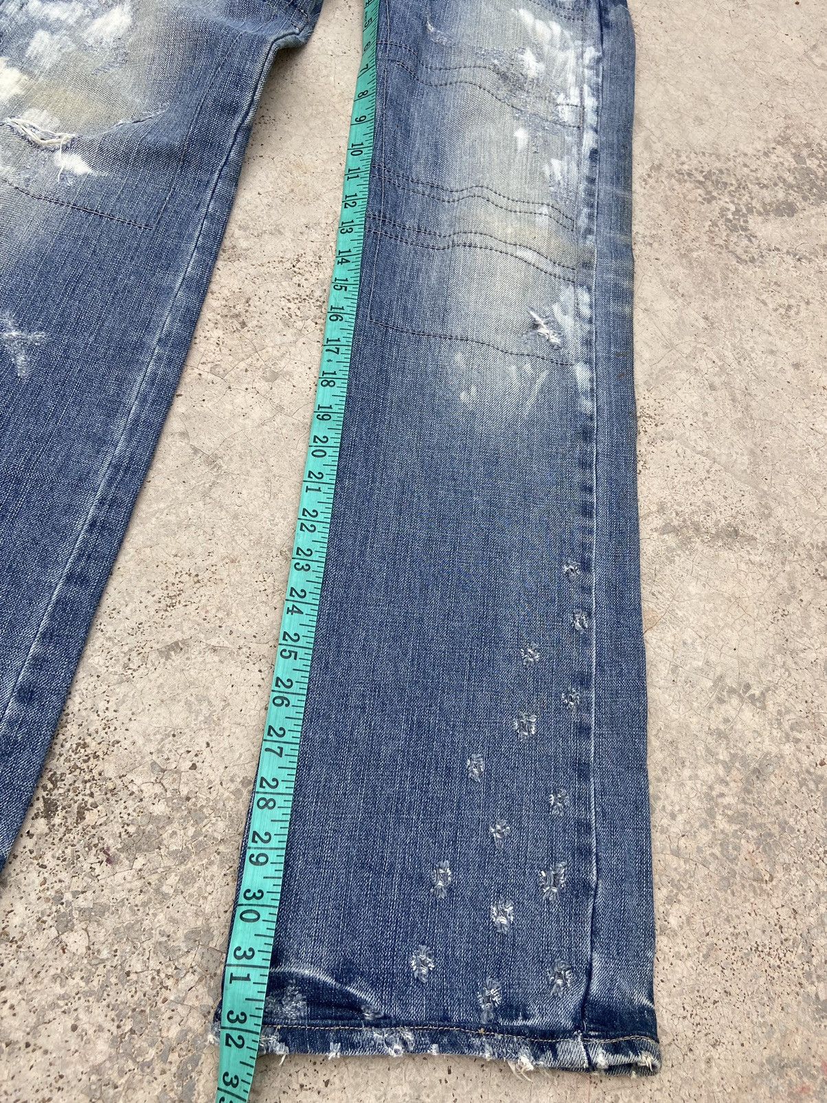 Cook Jeans Cook jeans Distressed denim undercover design reconstructed Size US 29 - 16 Thumbnail