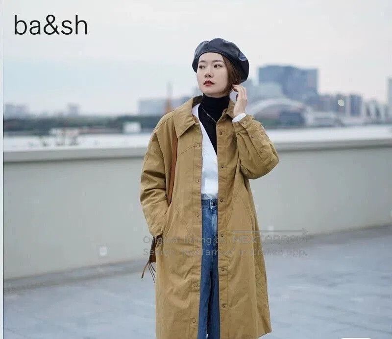 ba&sh Ba&sh Women's Cotton Trench Coat. Size XS / US 0-2 / IT 36-38 - 7 Thumbnail
