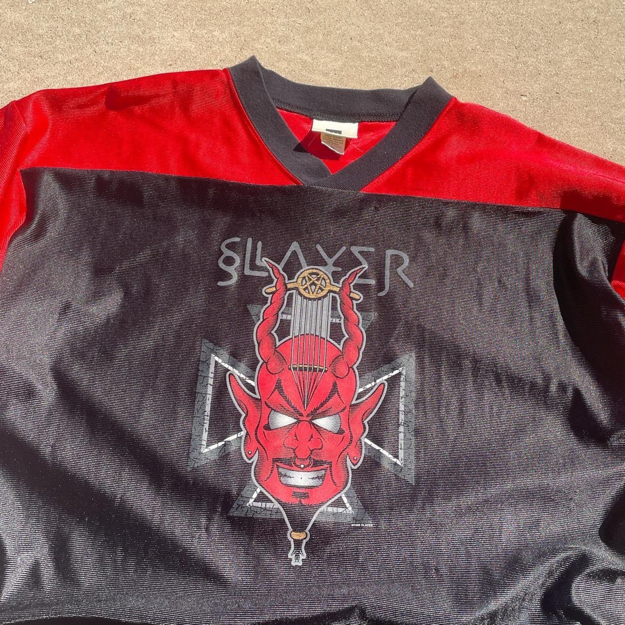 Vintage Vintage Winterland 1998 Slayer Jersey Size US XL / EU 56 / 4 - 3 Thumbnail