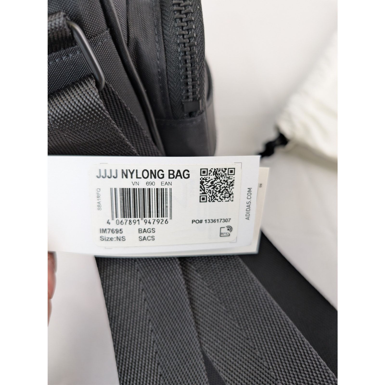 Adidas × JJJJound o1rshd1 Size: OS / JJJJ Nylon Bag in Black Size ONE SIZE - 22 Thumbnail