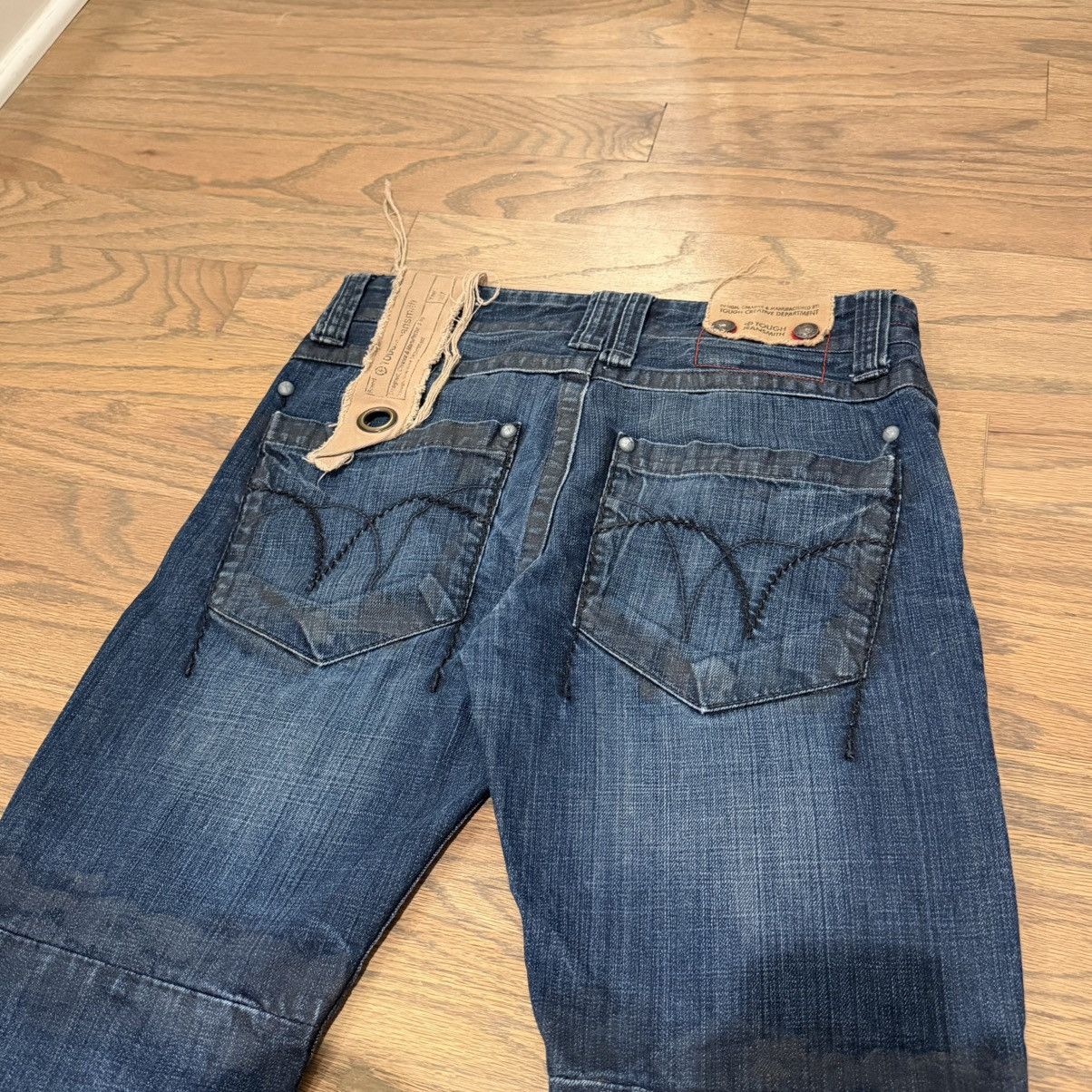 Other Toughsmith (Slightly) Waxed Jeans Size US 34 / EU 50 - 7 Thumbnail