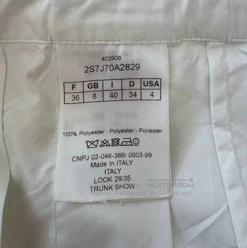 Dior Dior Pleated White Mini Skirt Summer Collection . Size 22" - 7 Thumbnail