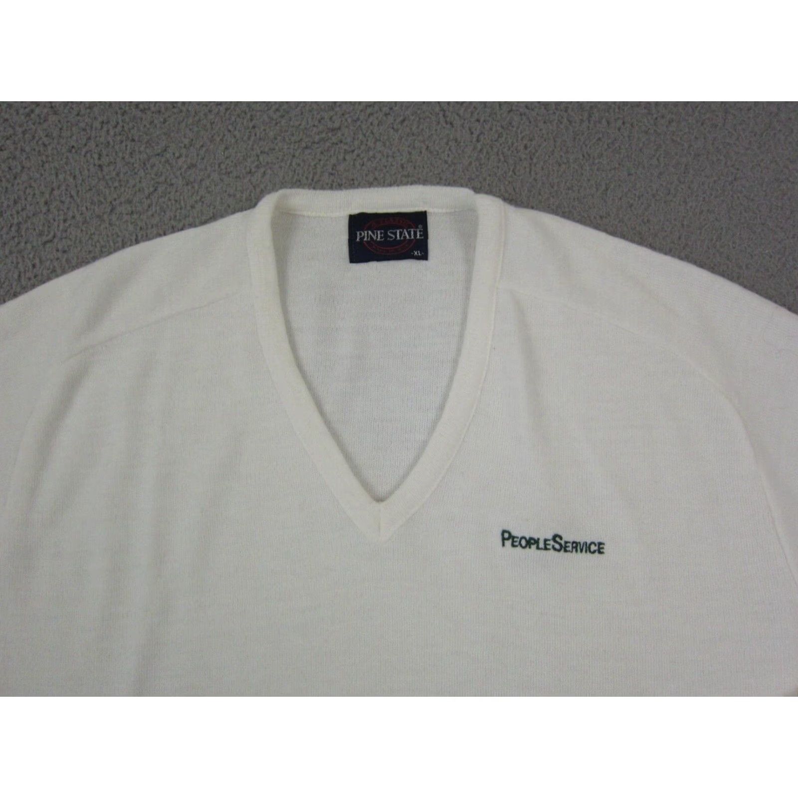 Vintage VINTAGE Pine State Pullover Sweater XL White Mens Knit Pullover 80s 90s Classic Preppy Fashion Size XL White Size US XL / EU 56 / 4 - 2 Thumbnail