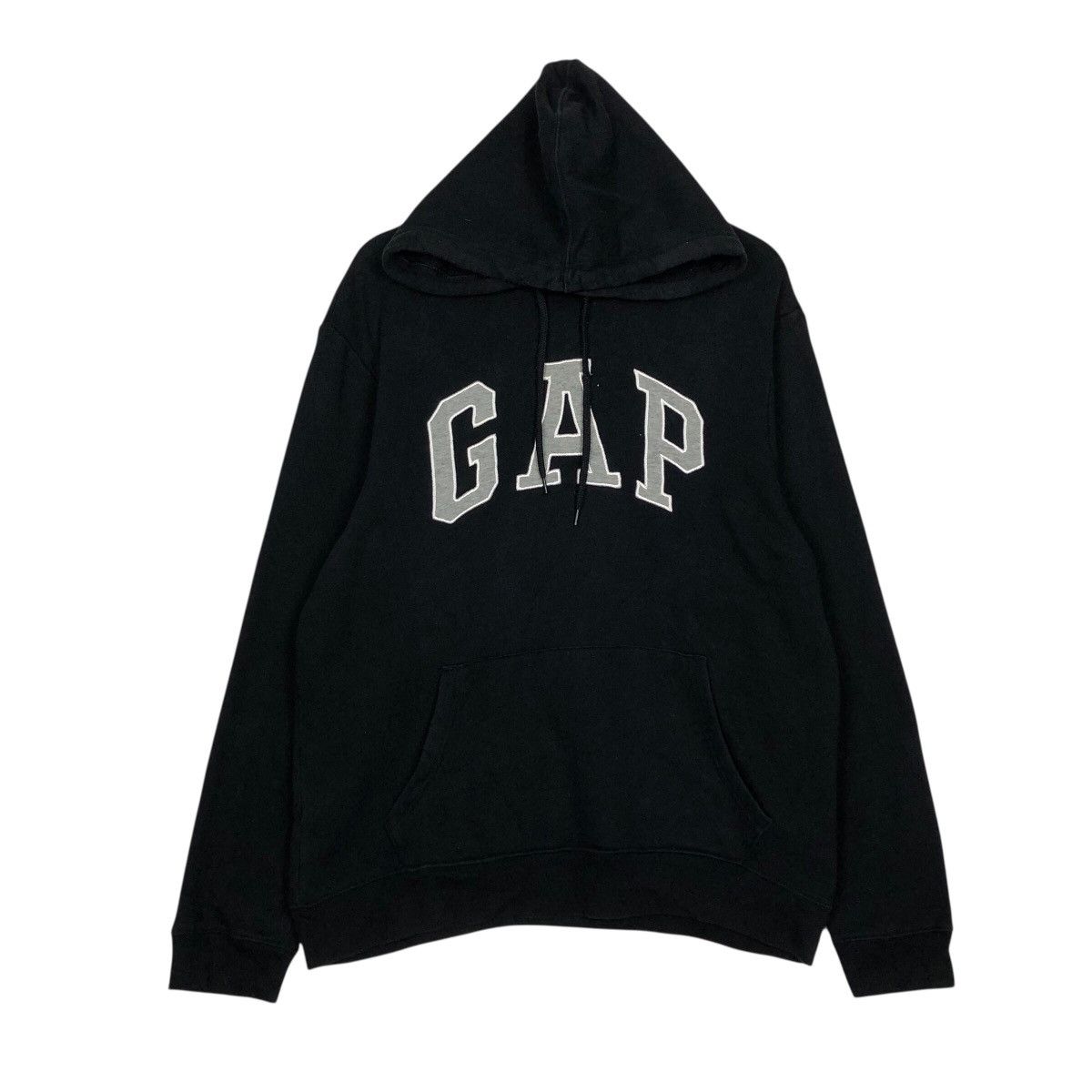 📌Vintage Hoodie Pull Over Anorak Gap Big Logo Embroidery