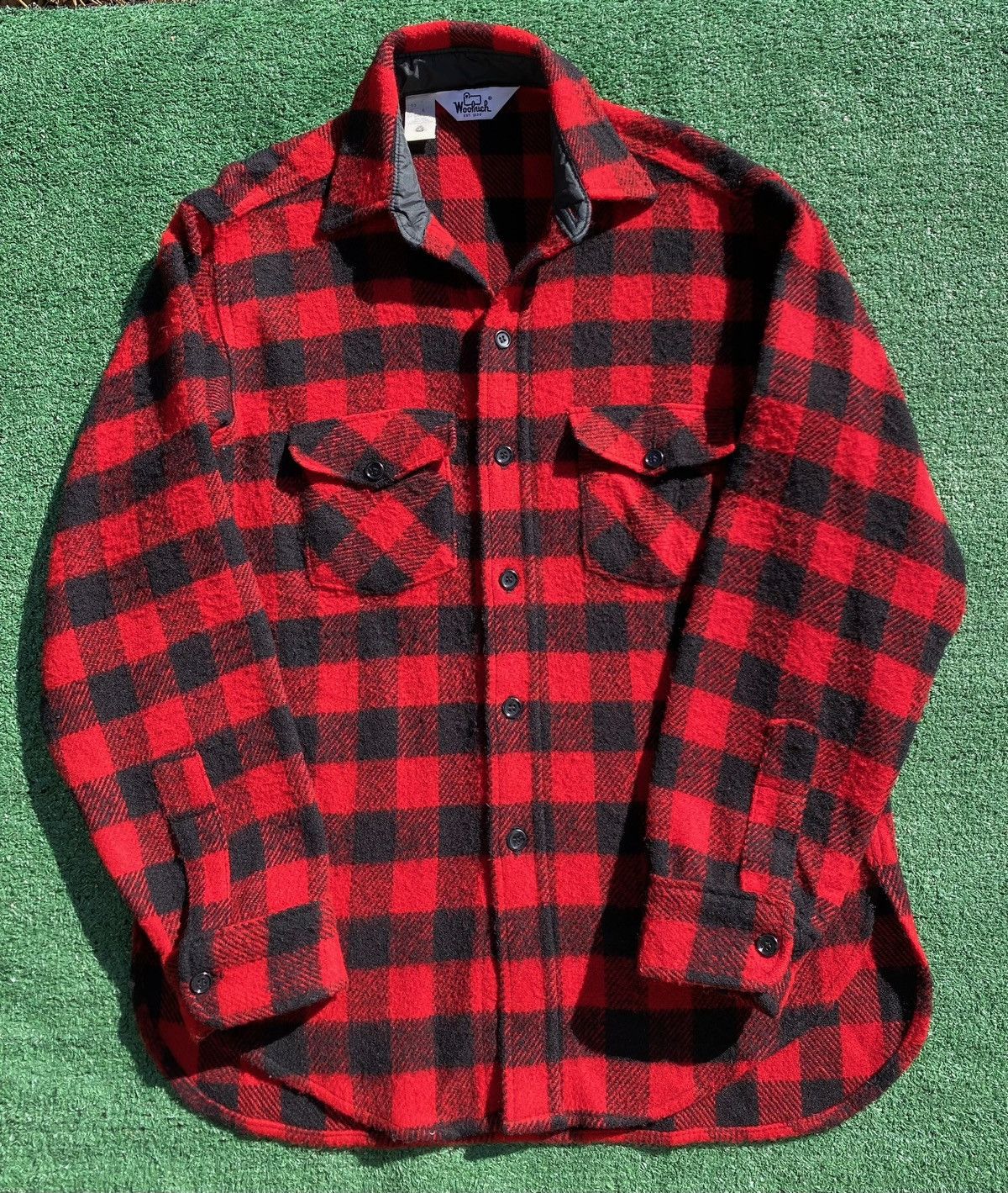 Woolrich Woolen Mills 90’s Woolrich Wool Blend Buffalo Plaid Flannel Mens Medium Size US M / EU 48-50 / 2 - 1 Thumbnail