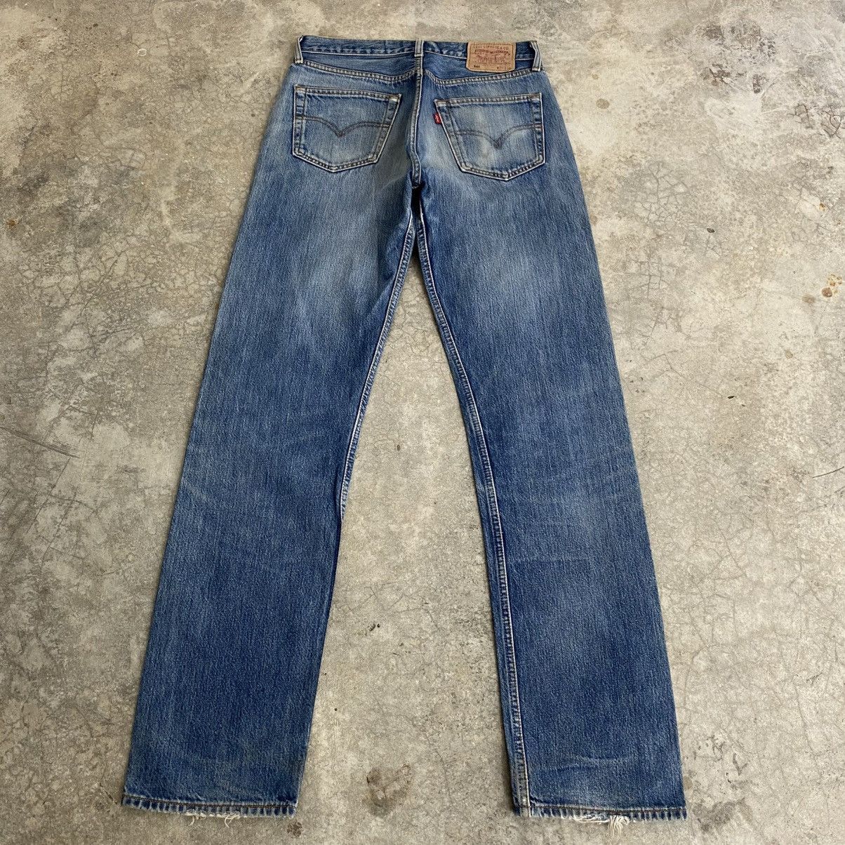 Levi's Size 32x35 Vintage Levis 501 Faded Stonewashed Blue Jeans Size US 32 / EU 48 - 8 Thumbnail
