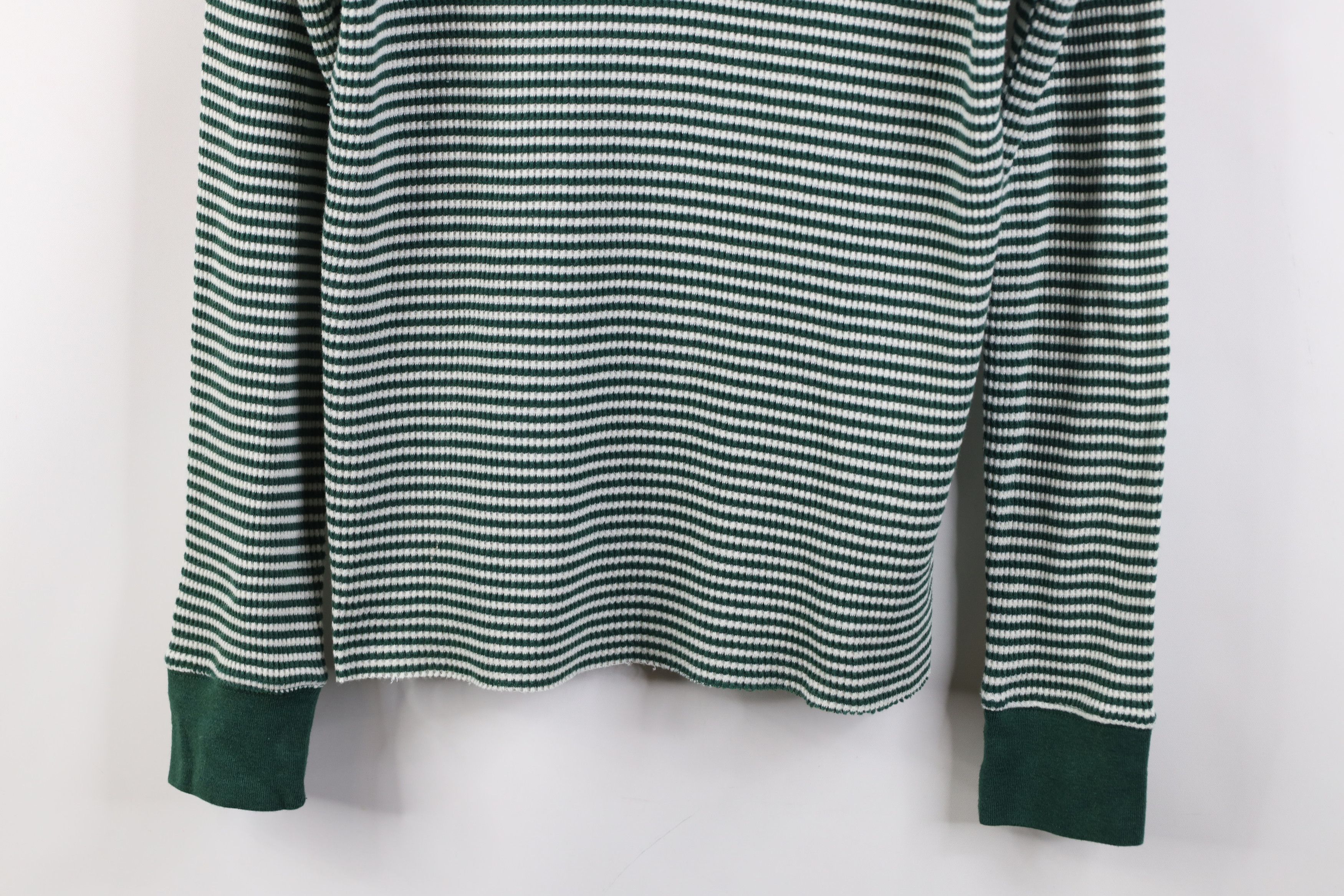 American Eagle Outfitters Vintage Y2K American Eagle Striped Thermal Knit T-Shirt Size M / US 6-8 / IT 42-44 - 3 Thumbnail