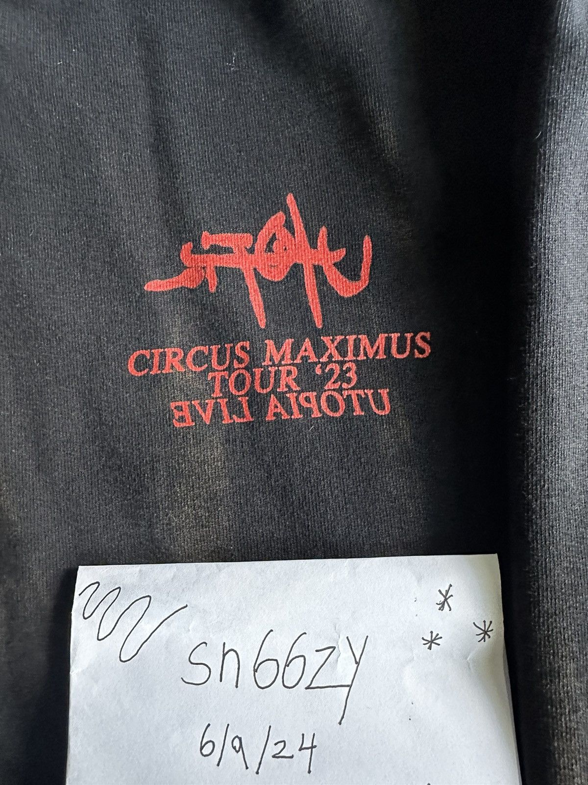 Travis Scott LA Utopia tour 23 hoodie Size US L / EU 52-54 / 3 - 3 Thumbnail