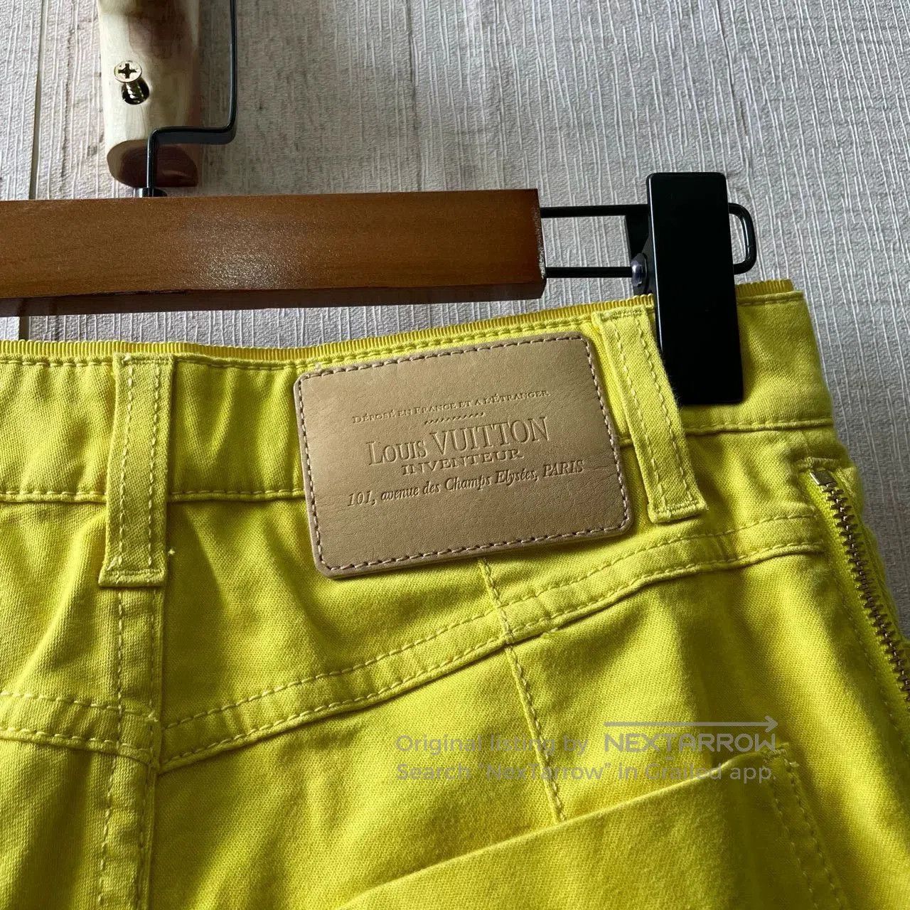 Louis Vuitton louis vuitton yellow denim pants size 34. Size US 34 / EU 50 - 4 Thumbnail
