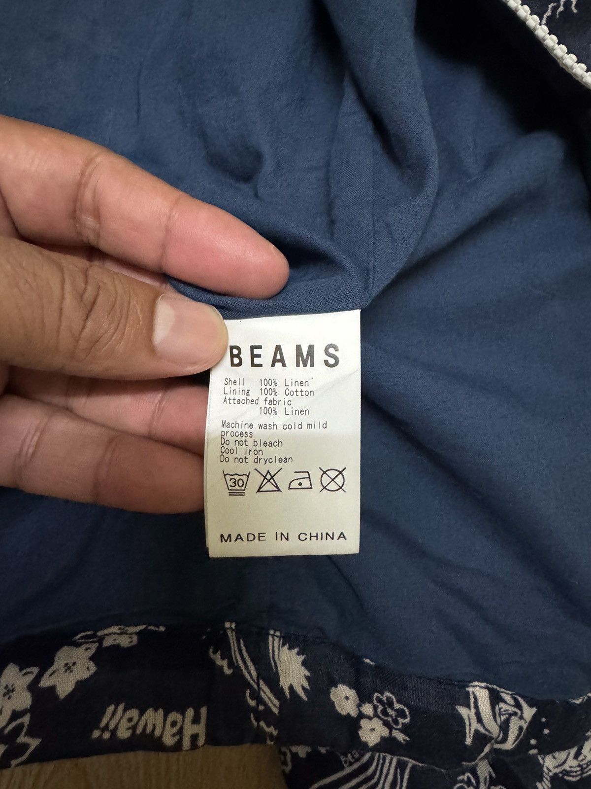 Beams Plus Vintage Beams X Hawaii Hoodie Full Print Size US M / EU 48-50 / 2 - 9 Thumbnail