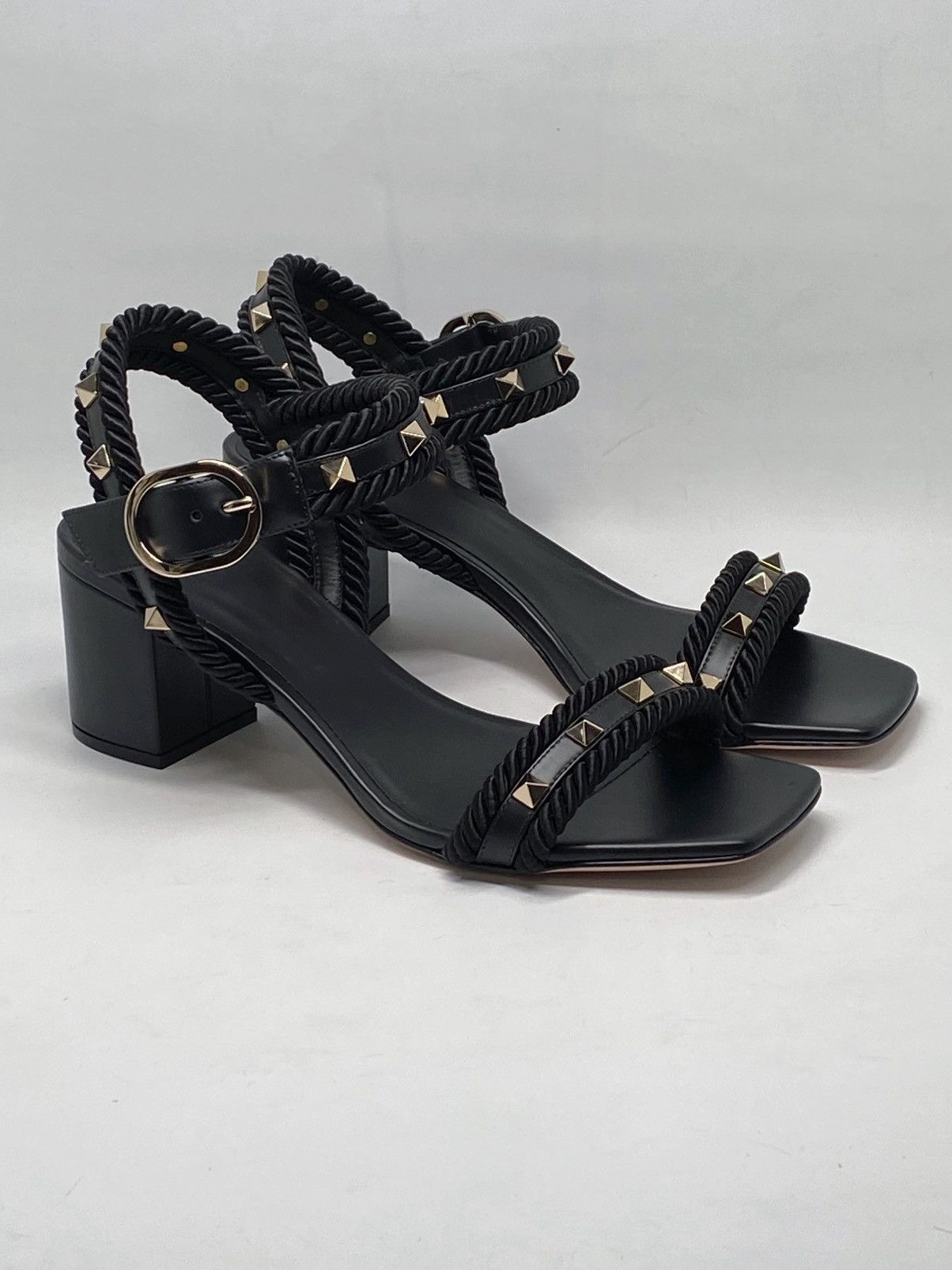 Valentino Valentino Garavani Rockstud Leather Sandals size 37.5 Size US 7.5 / IT 37.5 - 2 Thumbnail