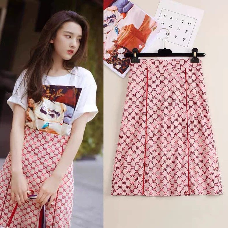 Gucci gucci all-over gg print skirt-dmc Size US 38 / EU 54 - 1 Thumbnail