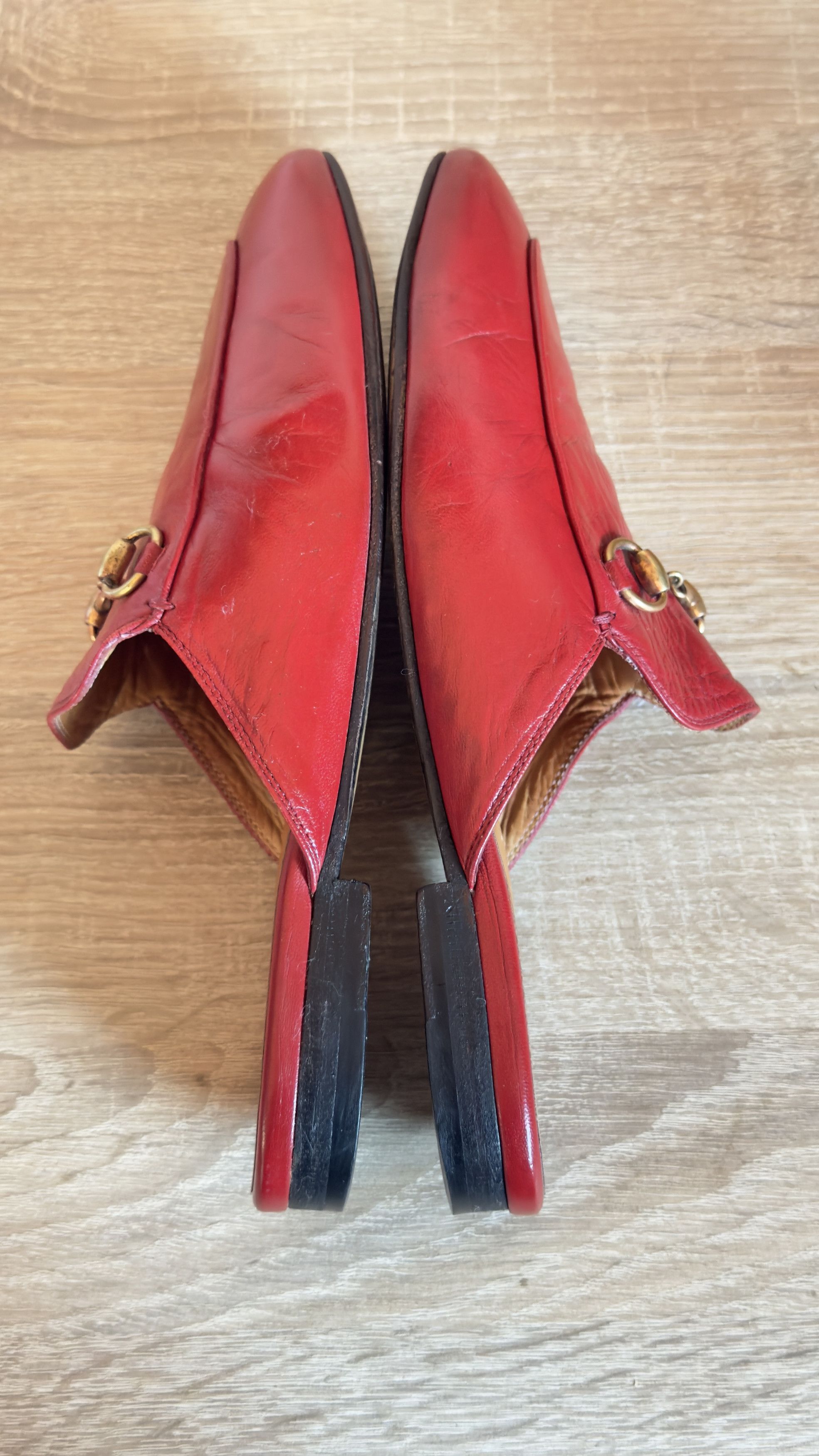 Gucci 🔥 Gucci clogs princetown horse red leather size 8 Us 38 eu Size US 8 / IT 38 - 5 Thumbnail