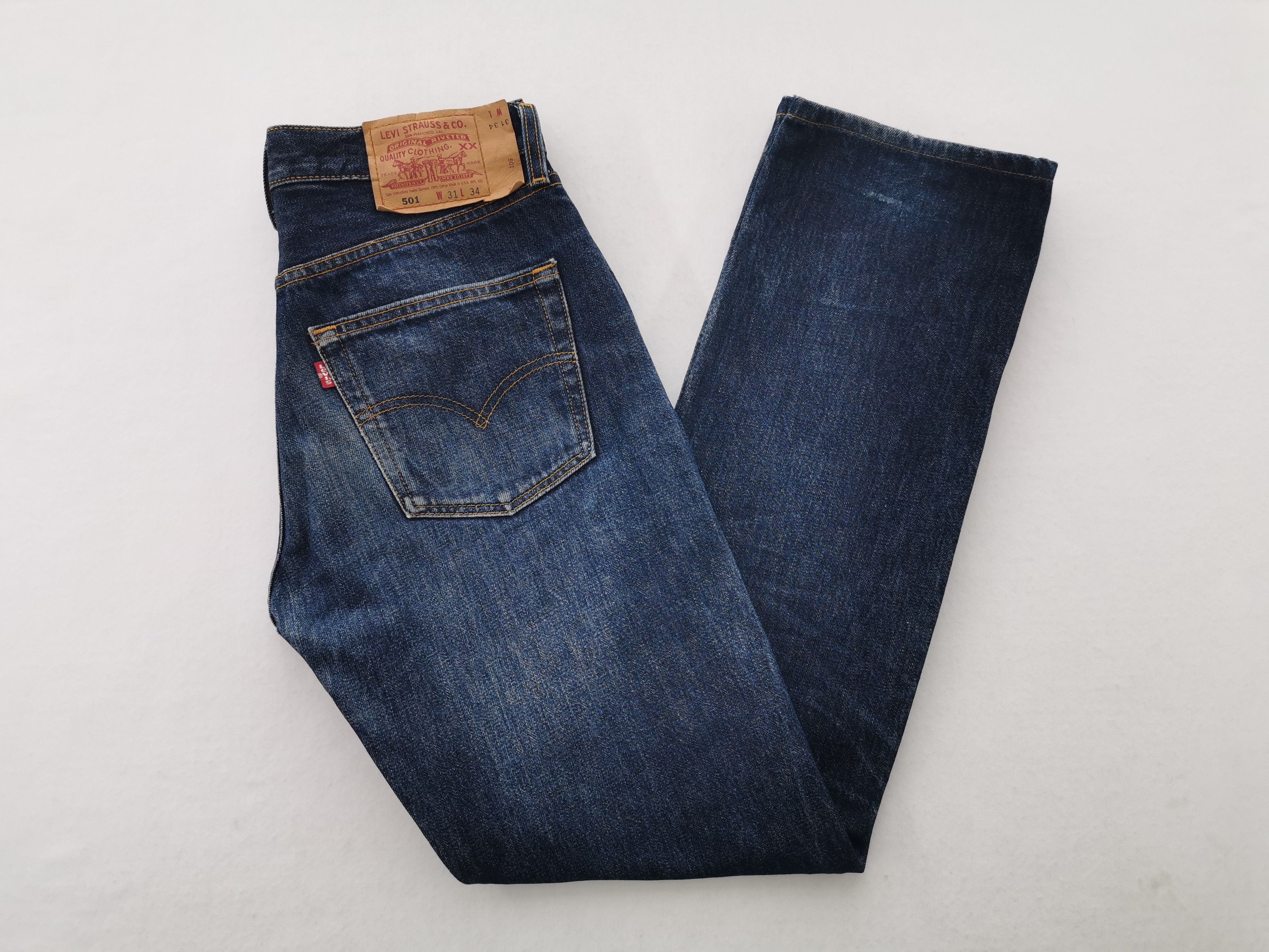 Levi's Vintage 90s Levis Lot 501 Denim Jeans Made In USA Size 30 Size US 30 / EU 46 - 1 Thumbnail