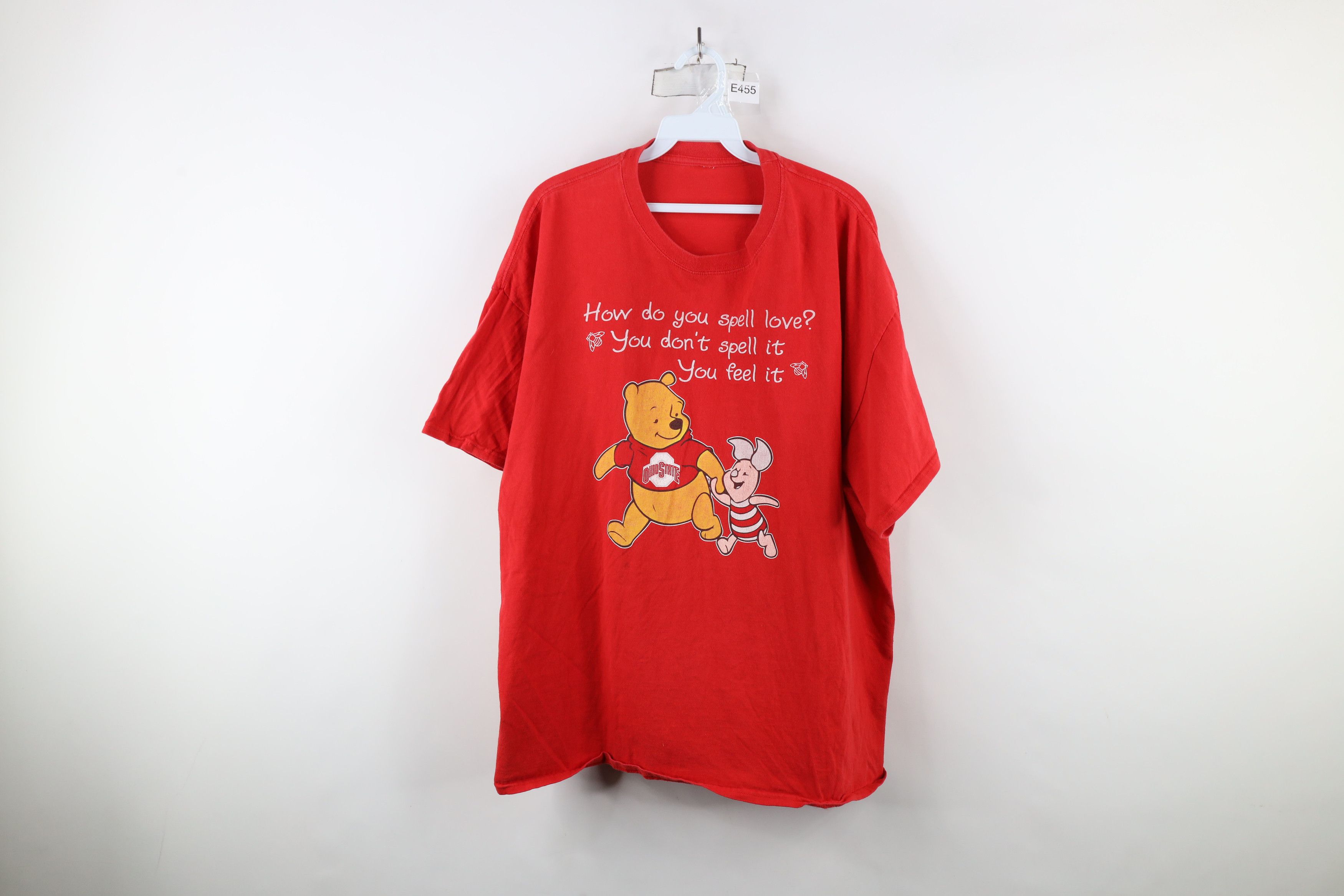 Vintage Vintage 90s Winnie the Pooh Ohio State University T-Shirt Size XL / US 12-14 / IT 48-50 - 1 Thumbnail