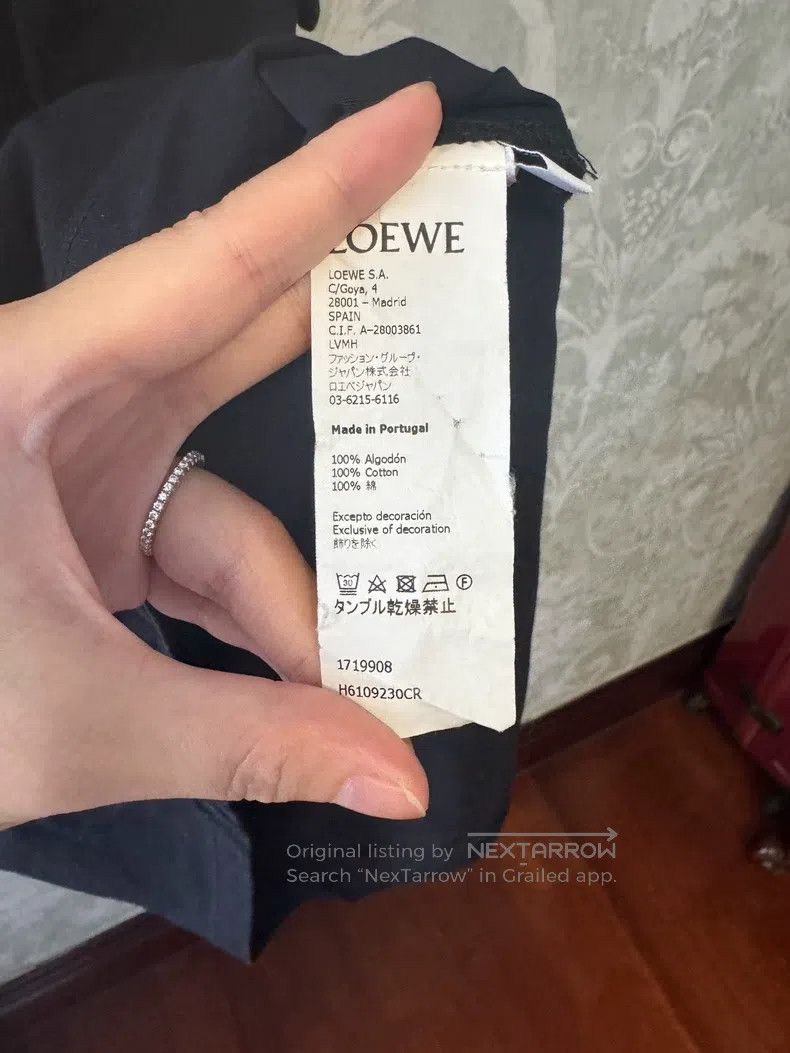 Loewe Loewe Black Short Sleeve T-Shirt Size M / US 6-8 / IT 42-44 - 3 Thumbnail