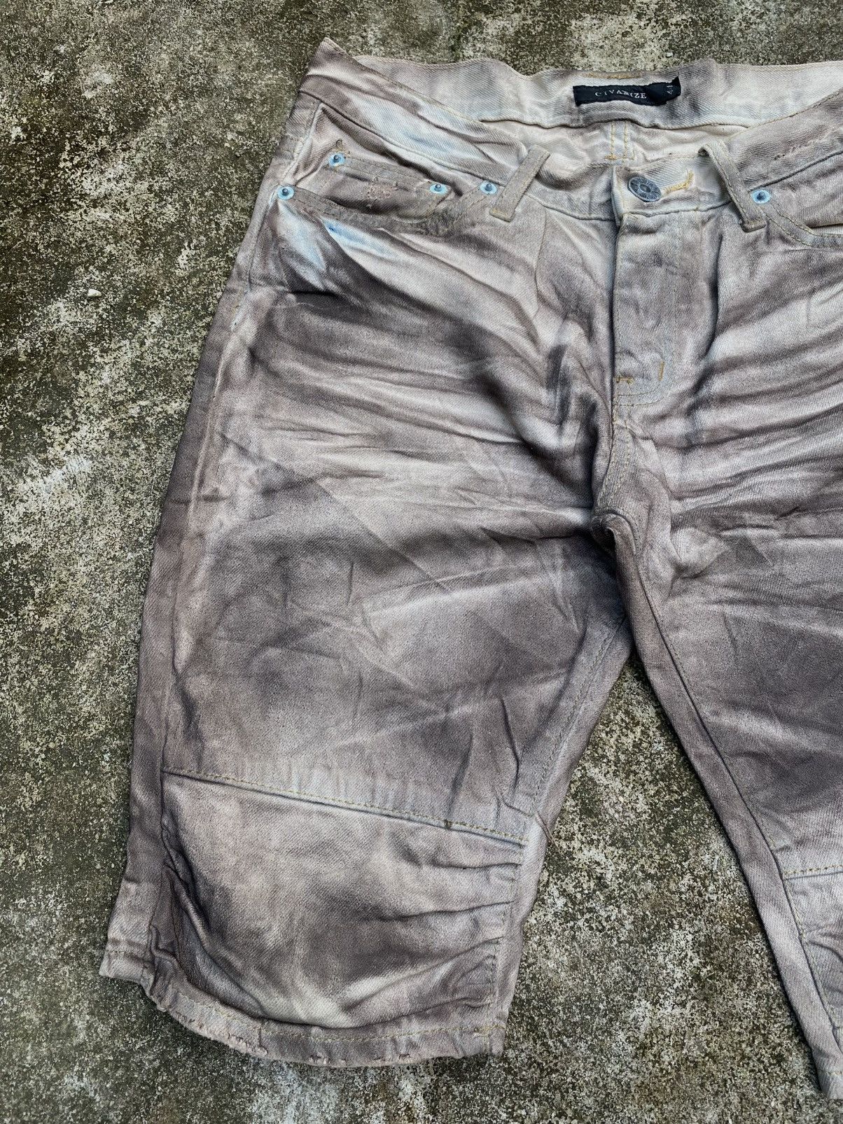 If Six Was Nine JAPANESE BRAND CIVARIZE SHORT JEANS Size US 28 / EU 44 - 2 Thumbnail