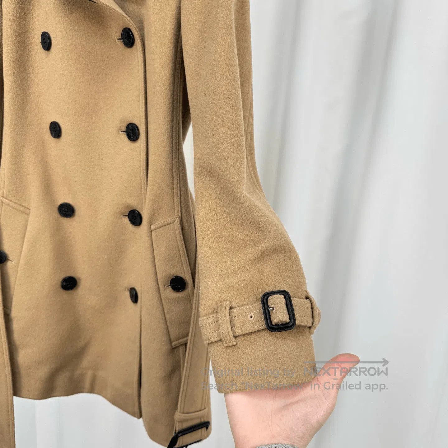 Burberry Burberry Camel Wool Double. Size M / US 6-8 / IT 42-44 - 4 Thumbnail
