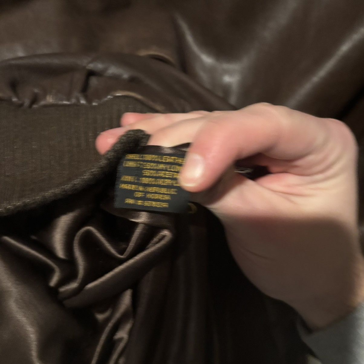 Vintage Leathercraft Faded Patina Brown Leather Bomber Jacket Size US L / EU 52-54 / 3 - 5 Thumbnail