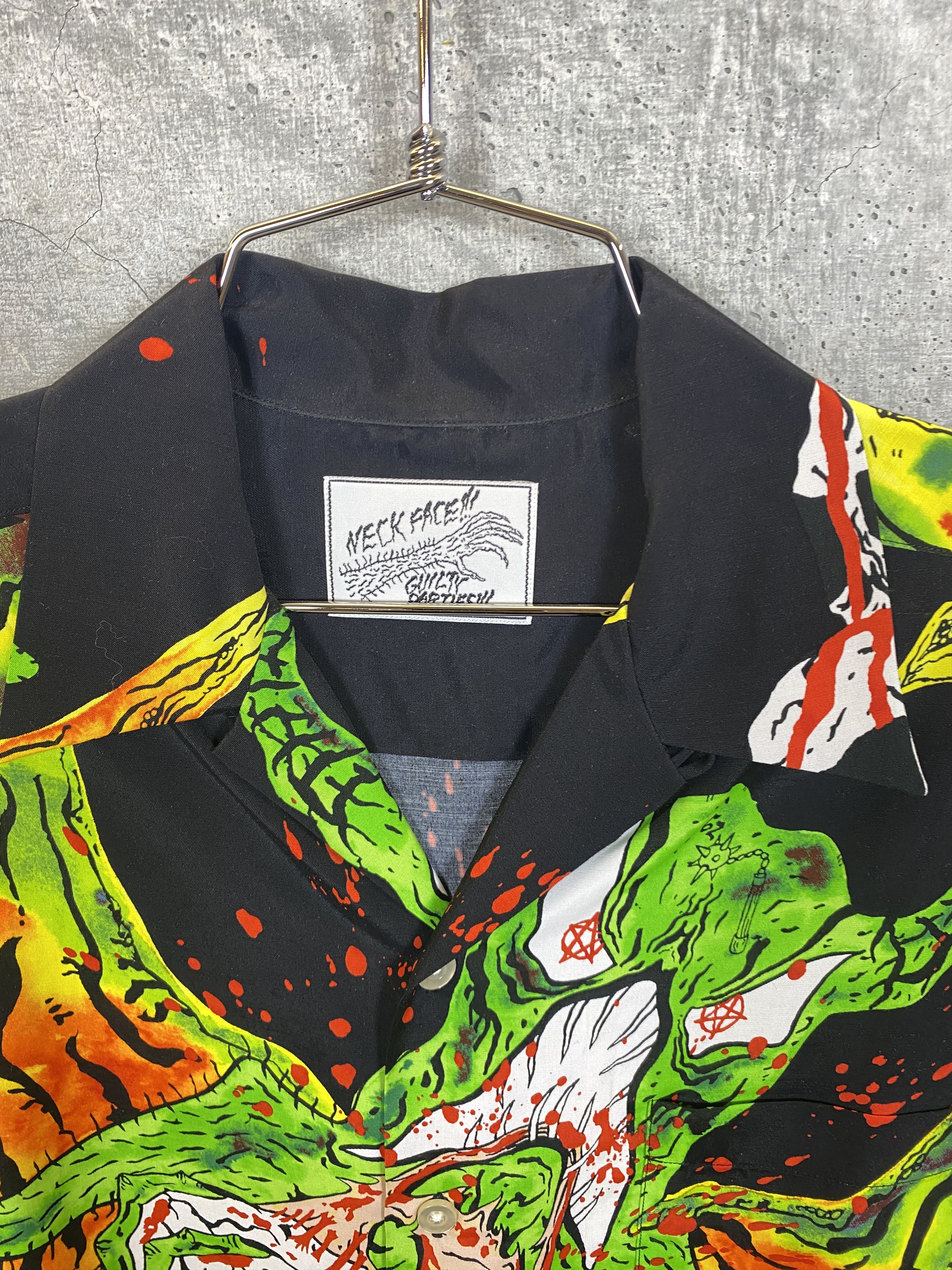 Neckface × Wacko Maria GUILTY PARTIES X WACKO MARIA X NECKFACE BLACK BONES SHIRT Size US S / EU 44-46 / 1 - 3 Thumbnail