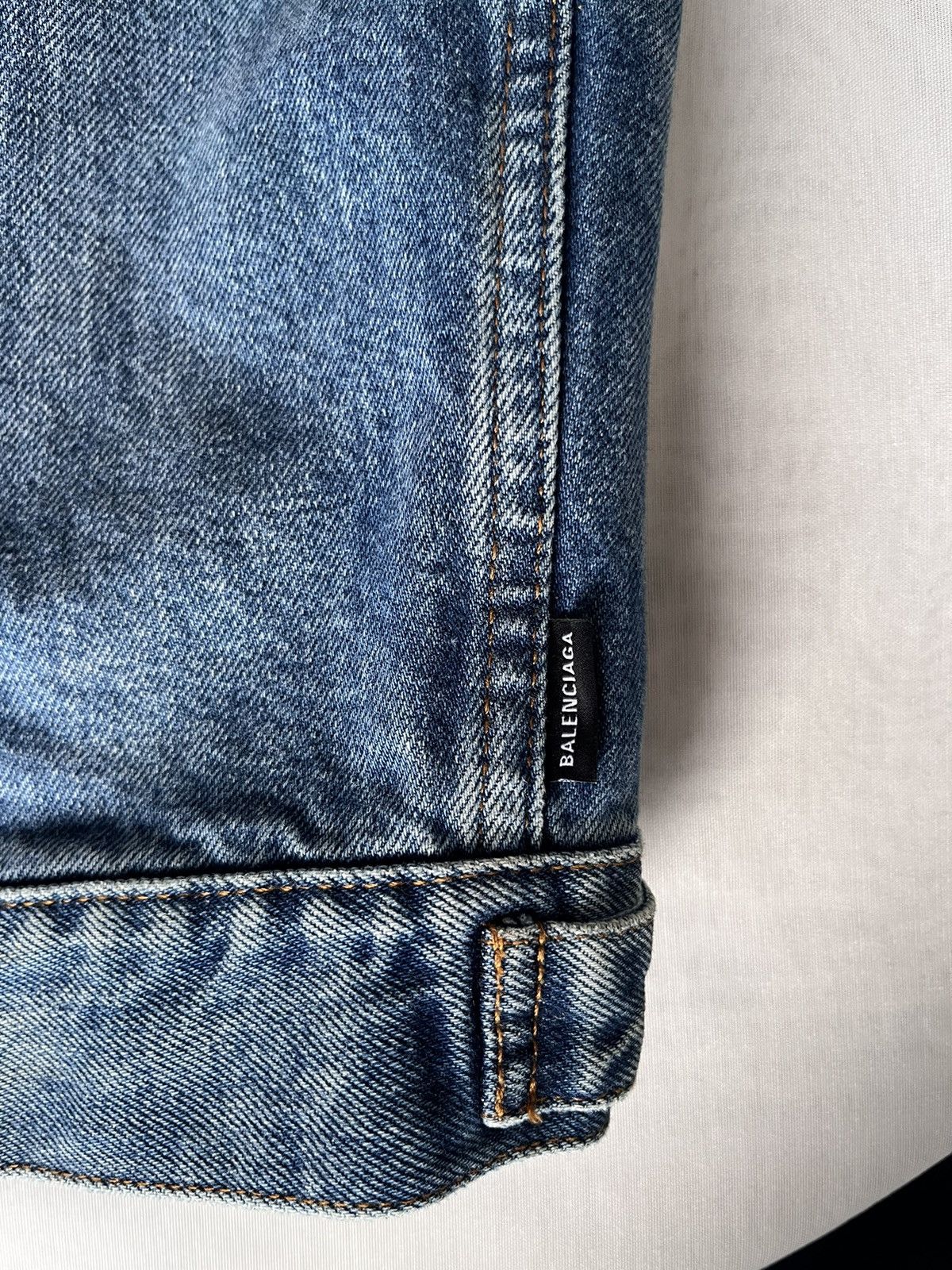 Balenciaga Balenciaga AW18 Hybrid Denim Vest Size US S / EU 44-46 / 1 - 5 Thumbnail