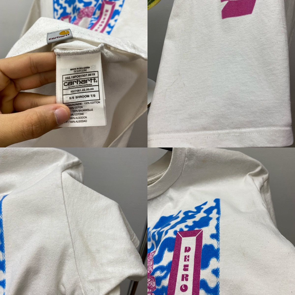 Carhartt × Carhartt Wip CARHARTT WIP WORK IN PROGRESS MUSHROOM TEE SHIRT Size US M / EU 48-50 / 2 - 23 Thumbnail