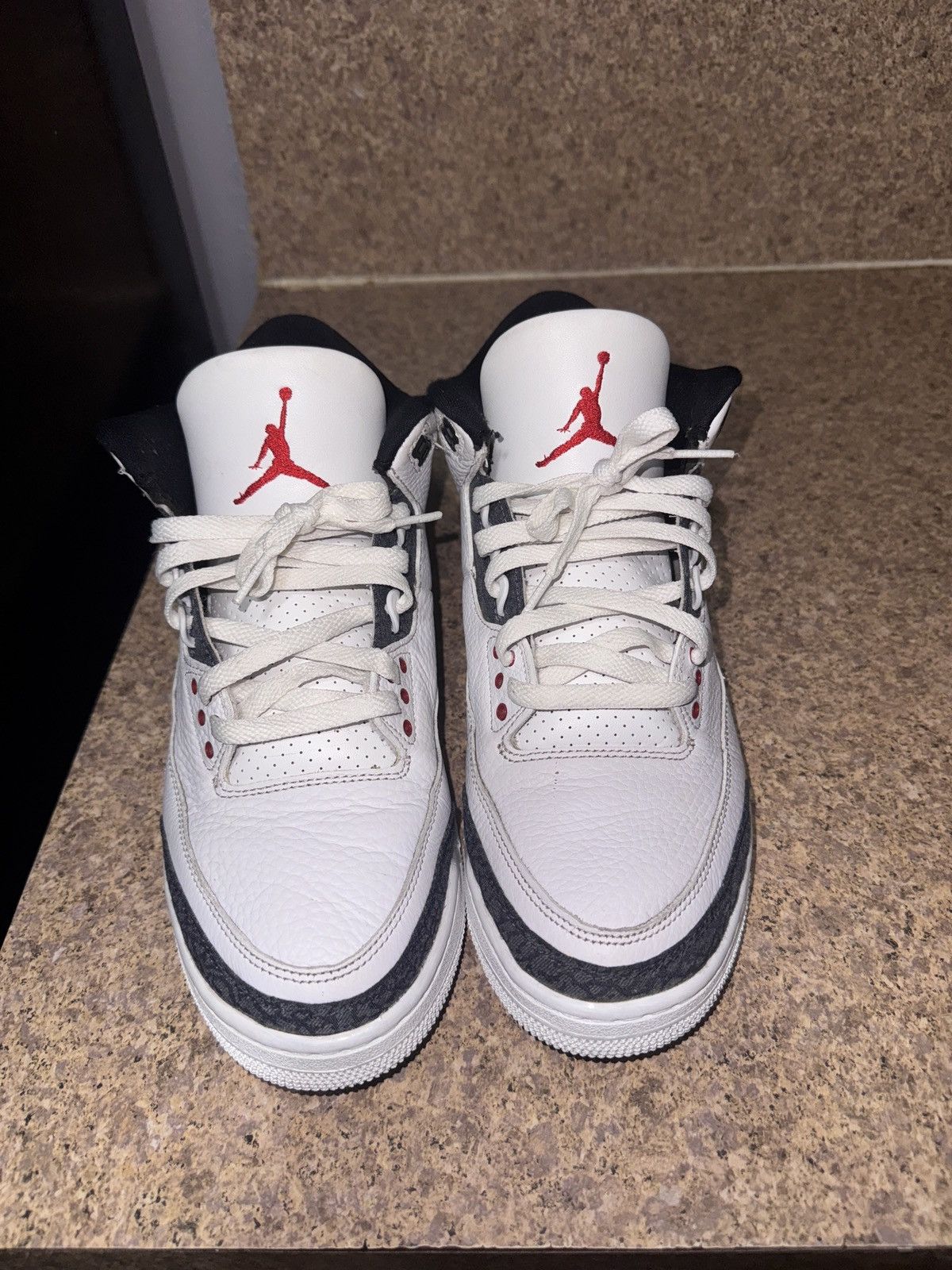 Jordan Brand × Nike Air jordan 3 Retro Denim SE ‘Fire Red’ Size US 9.5 / EU 42-43 - 3 Thumbnail