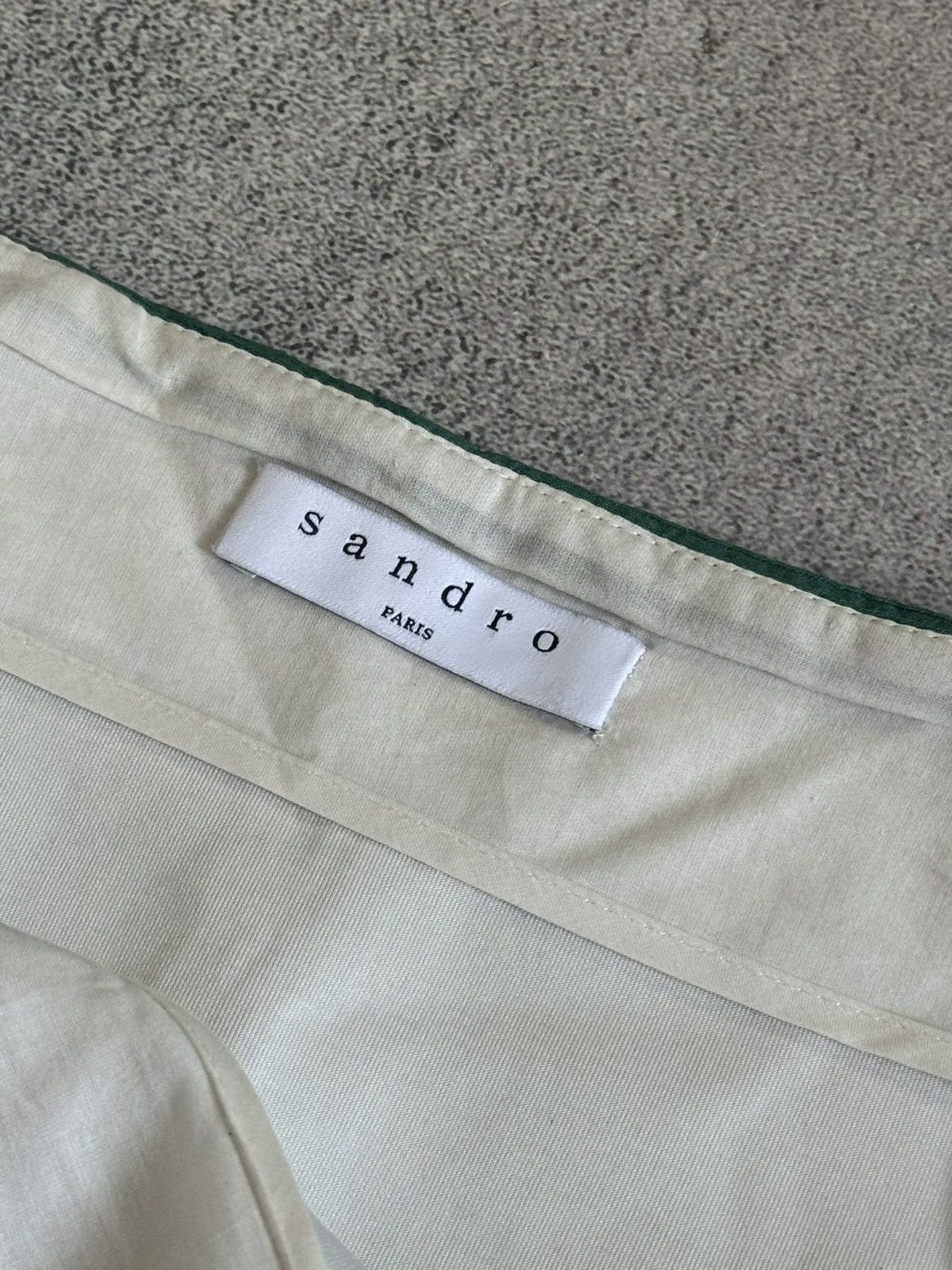 Sandro Sandro 1/size viscose ruffle mini skirt casual old money Size 25" / US 0 / IT 36 - 5 Thumbnail