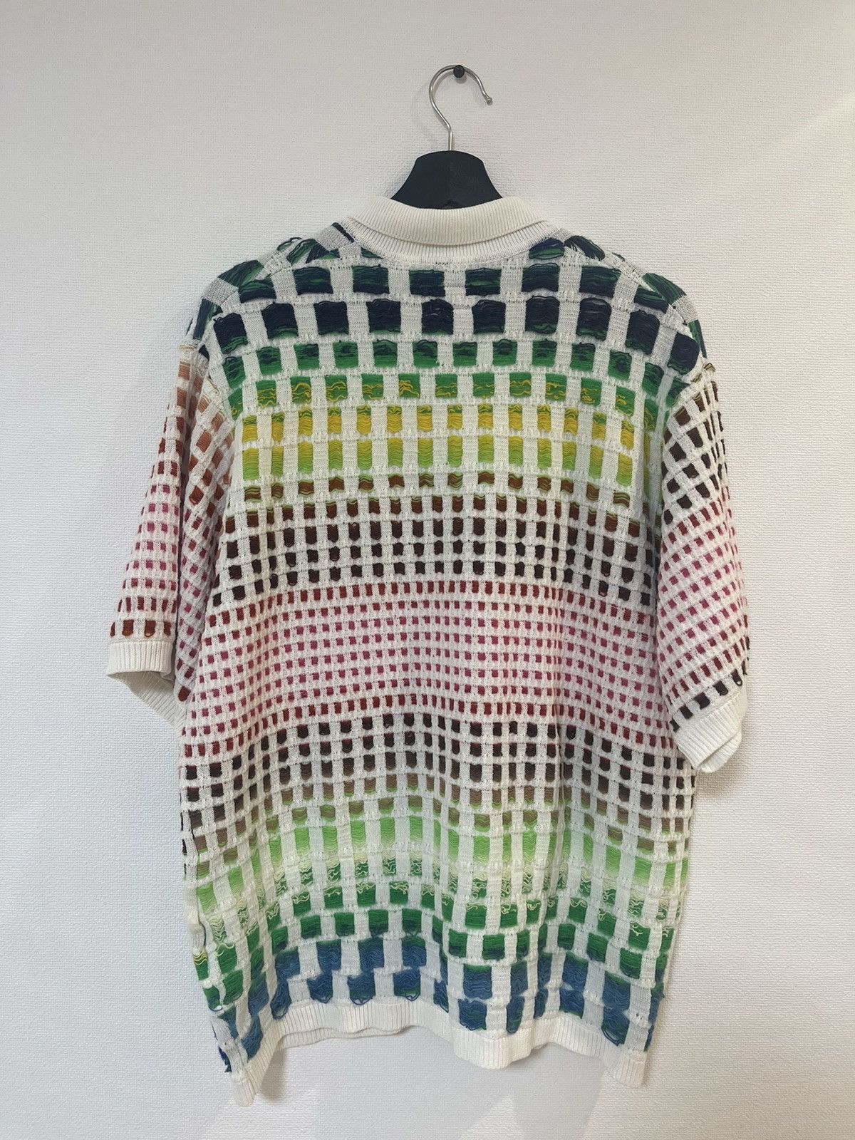 トップス SUPREME 23SS Gradient Grid Zip Up Polo Supreme Gradient Grid Zip Up Polo (SS23) - $148
