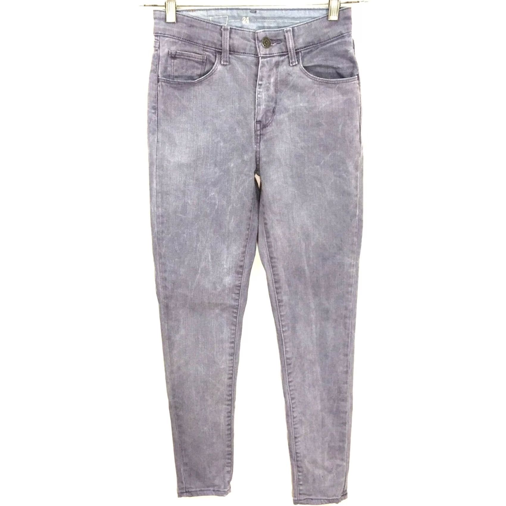Levi's Levis Jeans Acid Wash Tapered Leg Stretch Womens 24 Retro Grunge Casual Classic Size 42" / US 20 - 2 Thumbnail