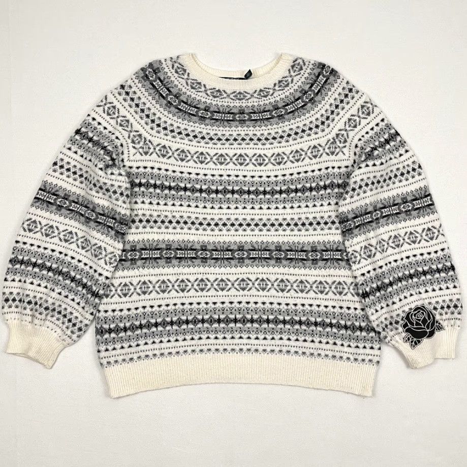 Ralph Lauren **Ralph Lauren Women's XL White Fair Isle Wool Blend Pullover Sweater** User: Ralph Lauren Women's XL White Fair Isle Wool Blend Pullover Sweater Size XL / US 12-14 / IT 48-50 - 2 Thumbnail
