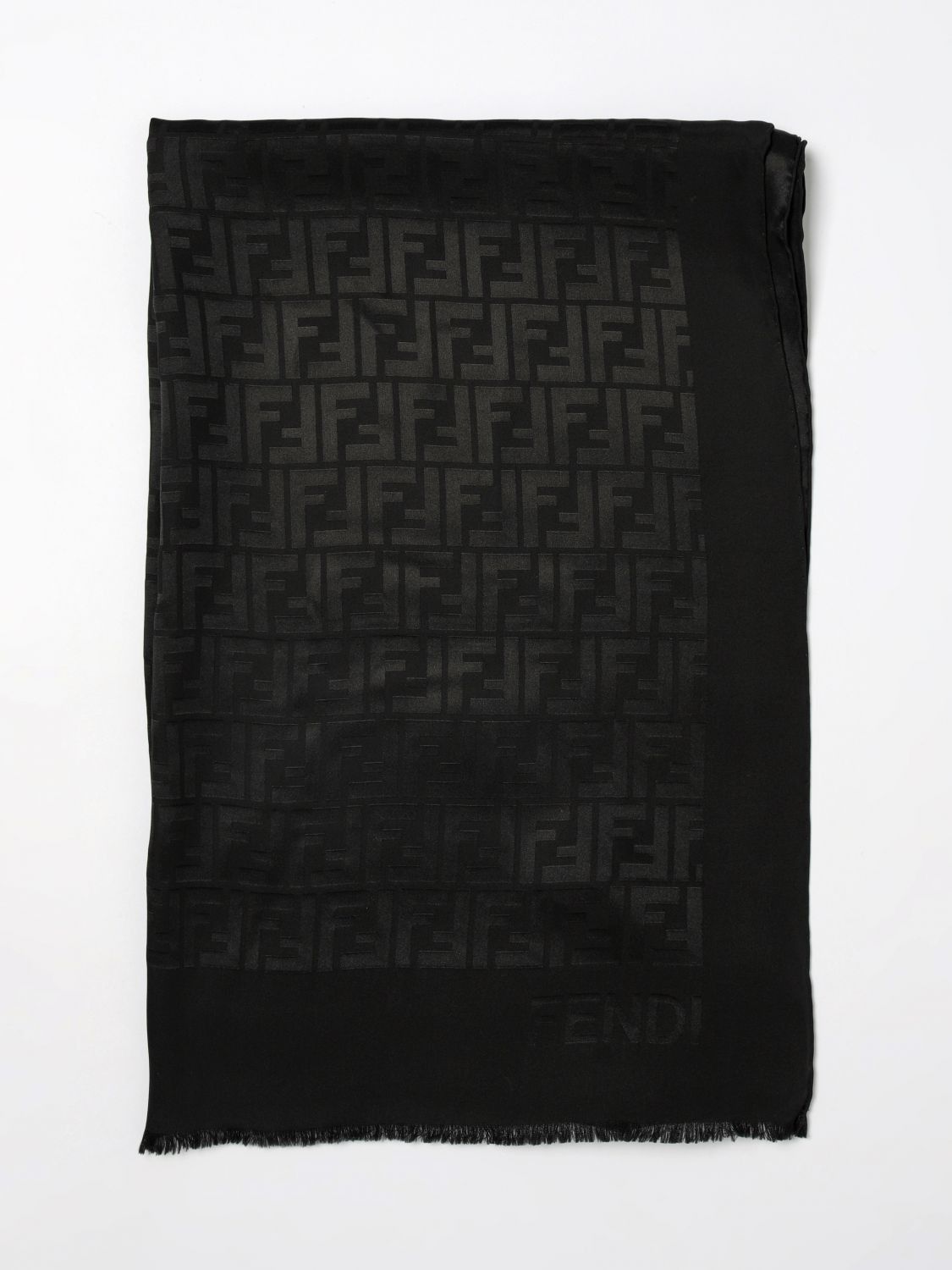 Fendi Fendi Scarf Woman Black Size ONE SIZE - 1 Thumbnail