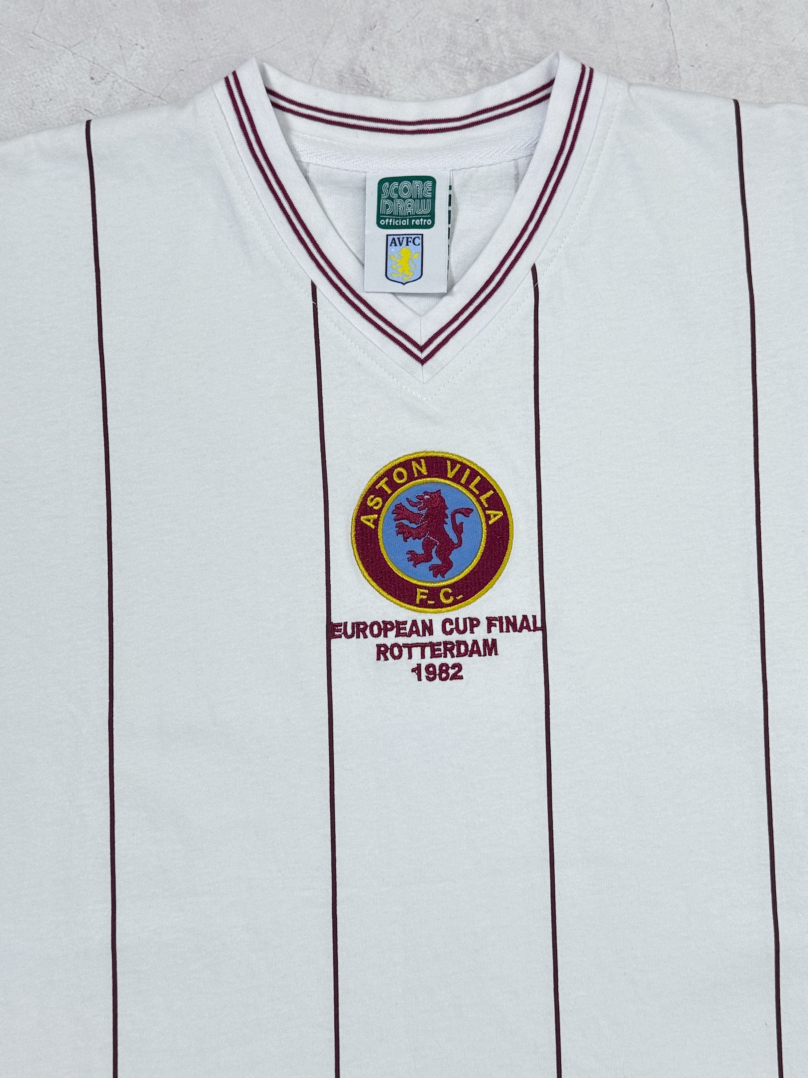 Sports Specialties European Cup Rotterdam 1982 Aston Villa Away Football Shirt Size US M / EU 48-50 / 2 - 3 Thumbnail