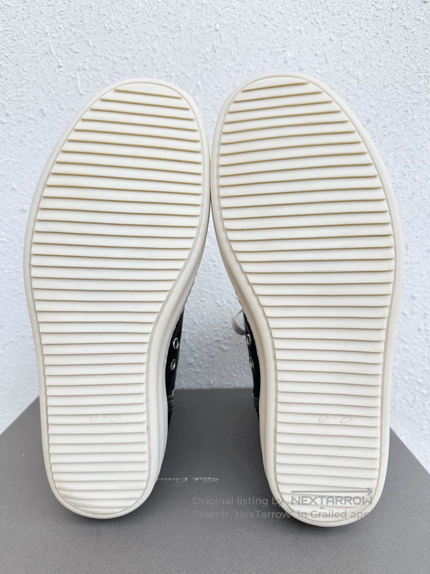 Rick Owens Rick Owens Leather High-Top Sneakers. Size US 10.5 / EU 43-44 - 6 Thumbnail