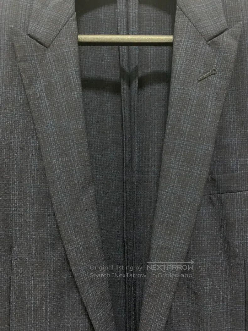 Saint Laurent Paris Saint Laurent Paris Gun Collar Blue Plaid Cashmere Suit Size US S / EU 44-46 / 1 - 6 Thumbnail